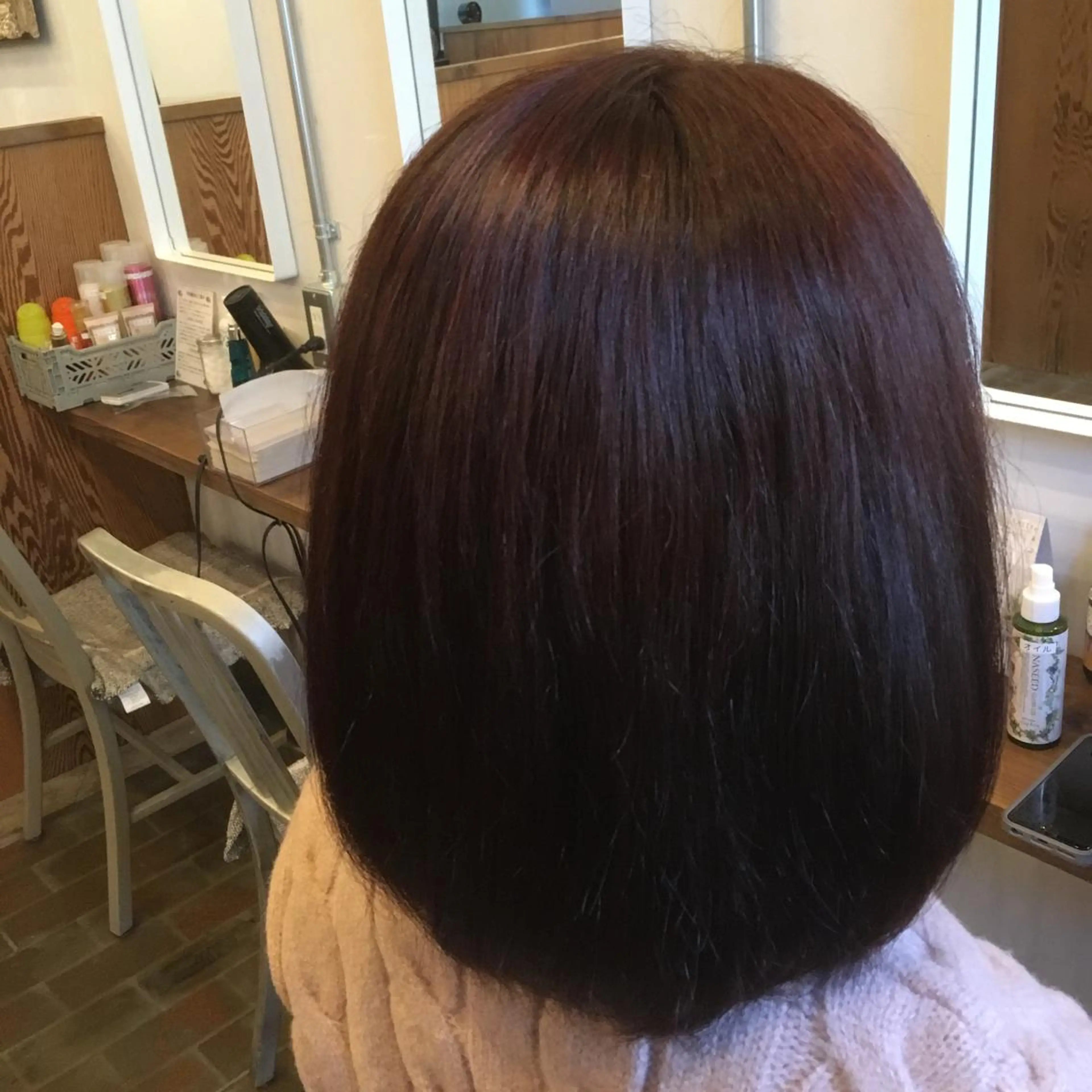 ミディアム カラー ボルドーカラー メンズ眉毛ITSUK Iメンズ専門　新宿の眉毛・アイブロウイメージ