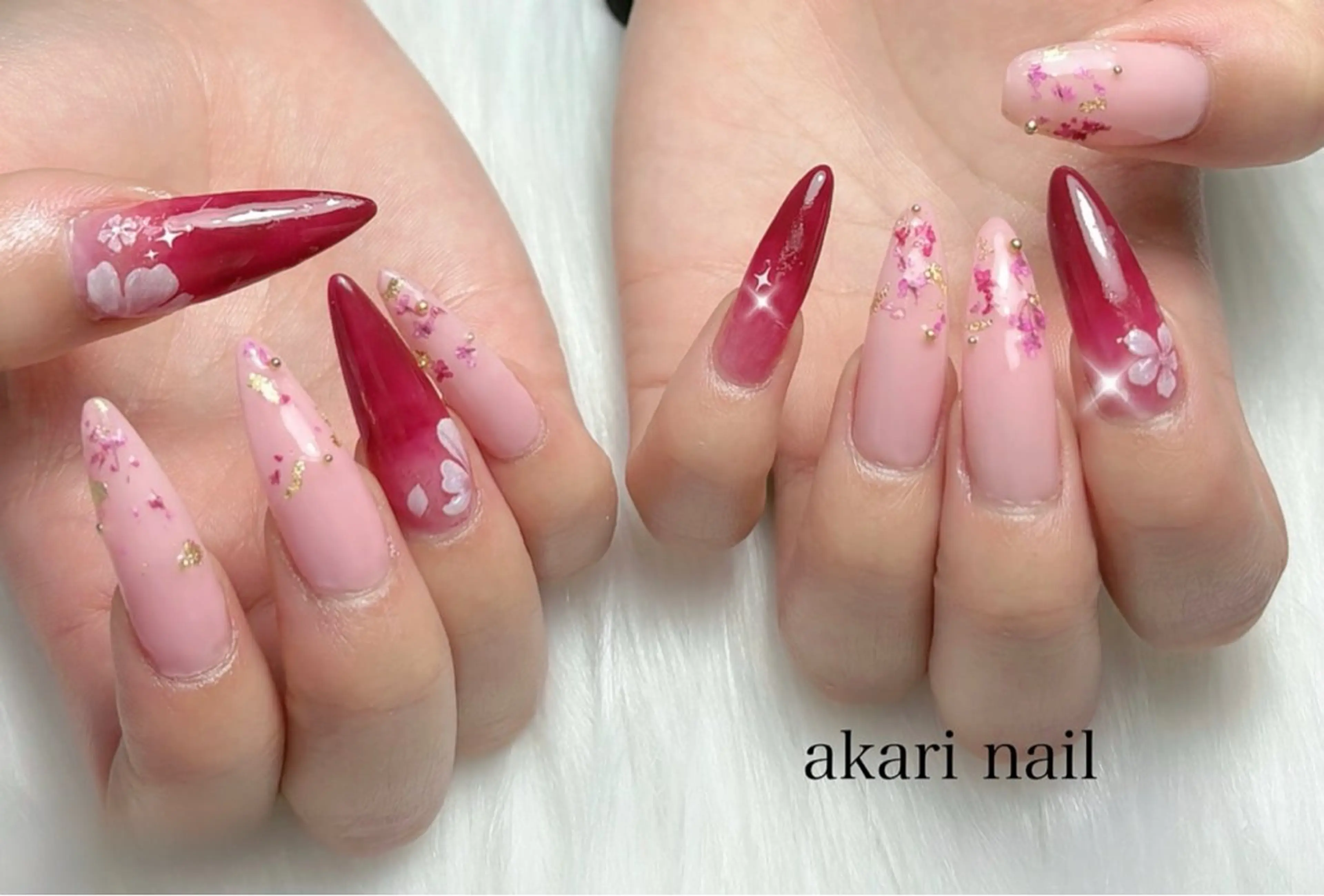 ネイル ハンドネイル AKARI nail💅のネイルデザイン