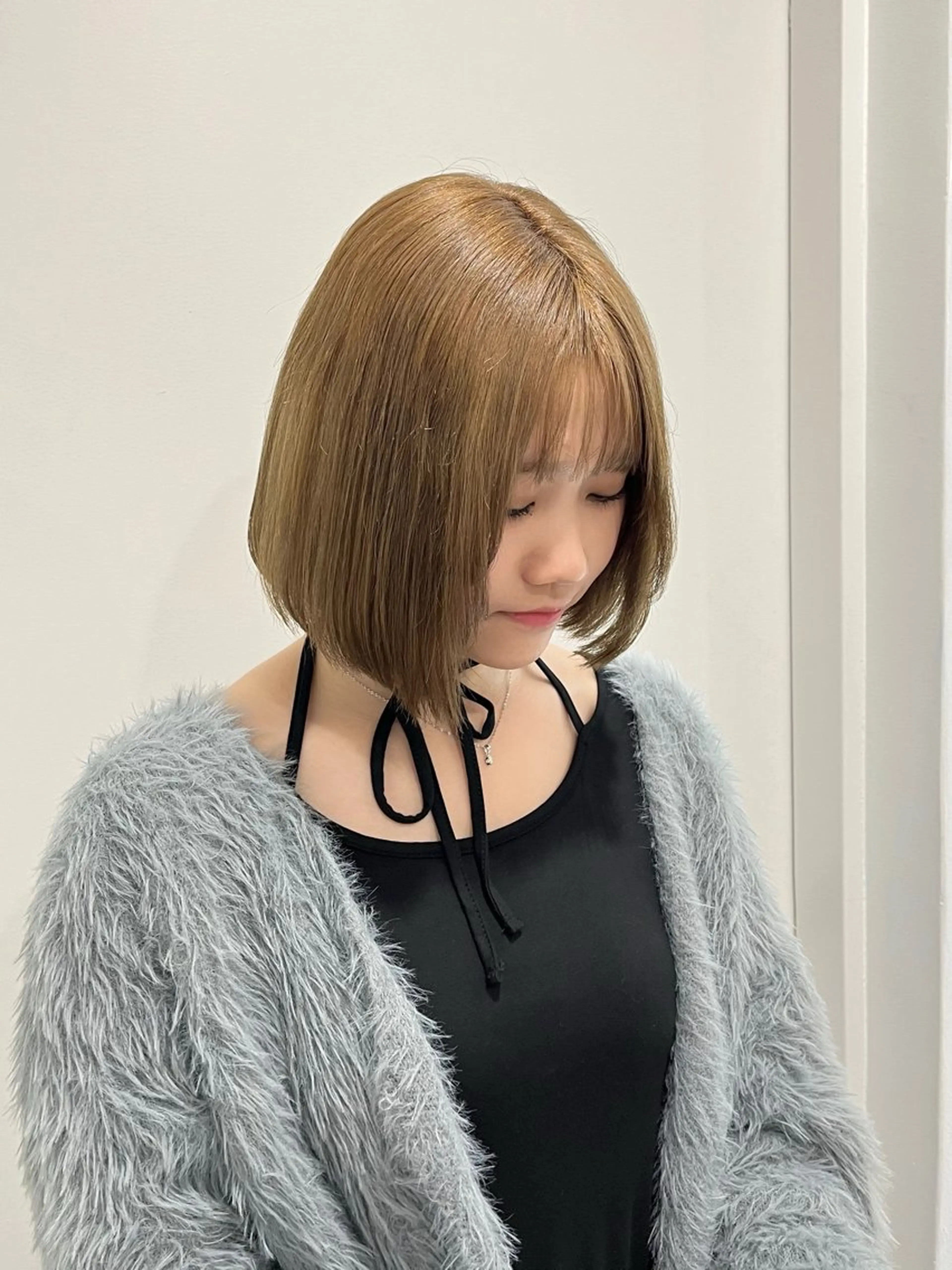 ショート カラー 縮毛矯正/ハイトーン /パーマ/前原汐🎐のヘアスタイル