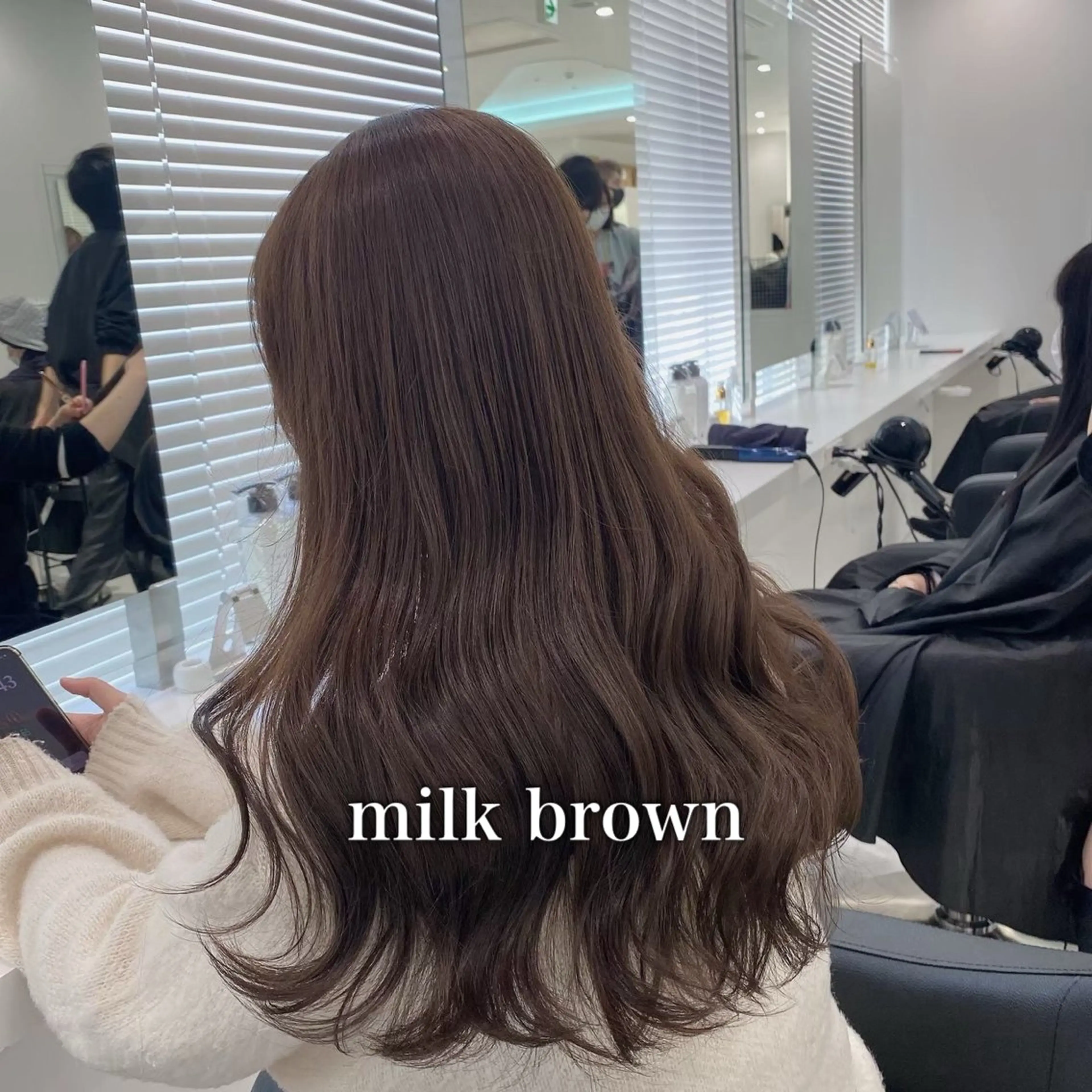 カラー ベージュカラー ブラウンカラー ブラウンベージュ カット ヘアカラー トリートメント ヘッドスパ ヘアセット 🩶透明感ミルク ティー🩶 maoのヘアスタイル