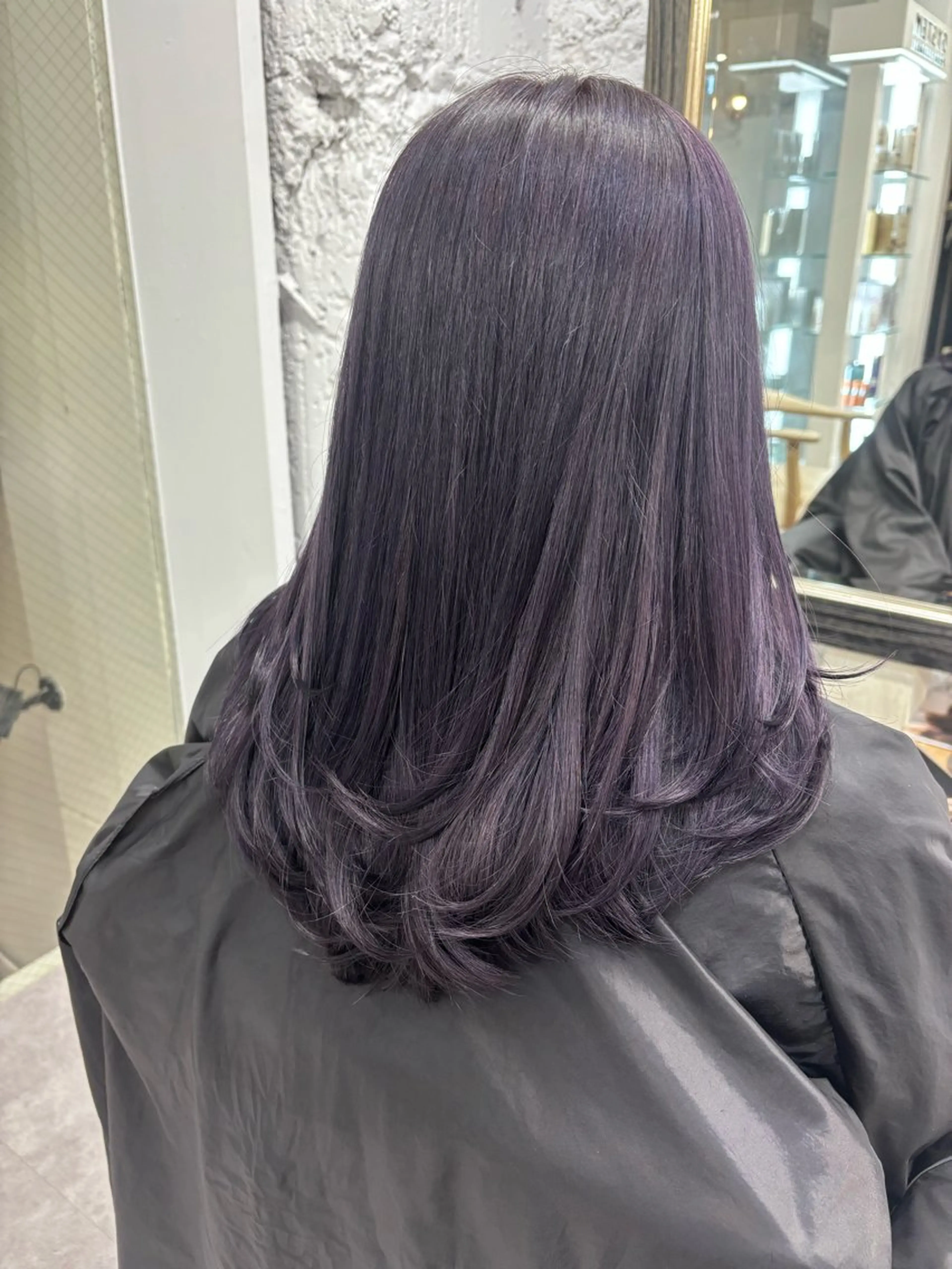 ミディアム カラー ハイトーン/ダブル カラー/akihoのヘアスタイル