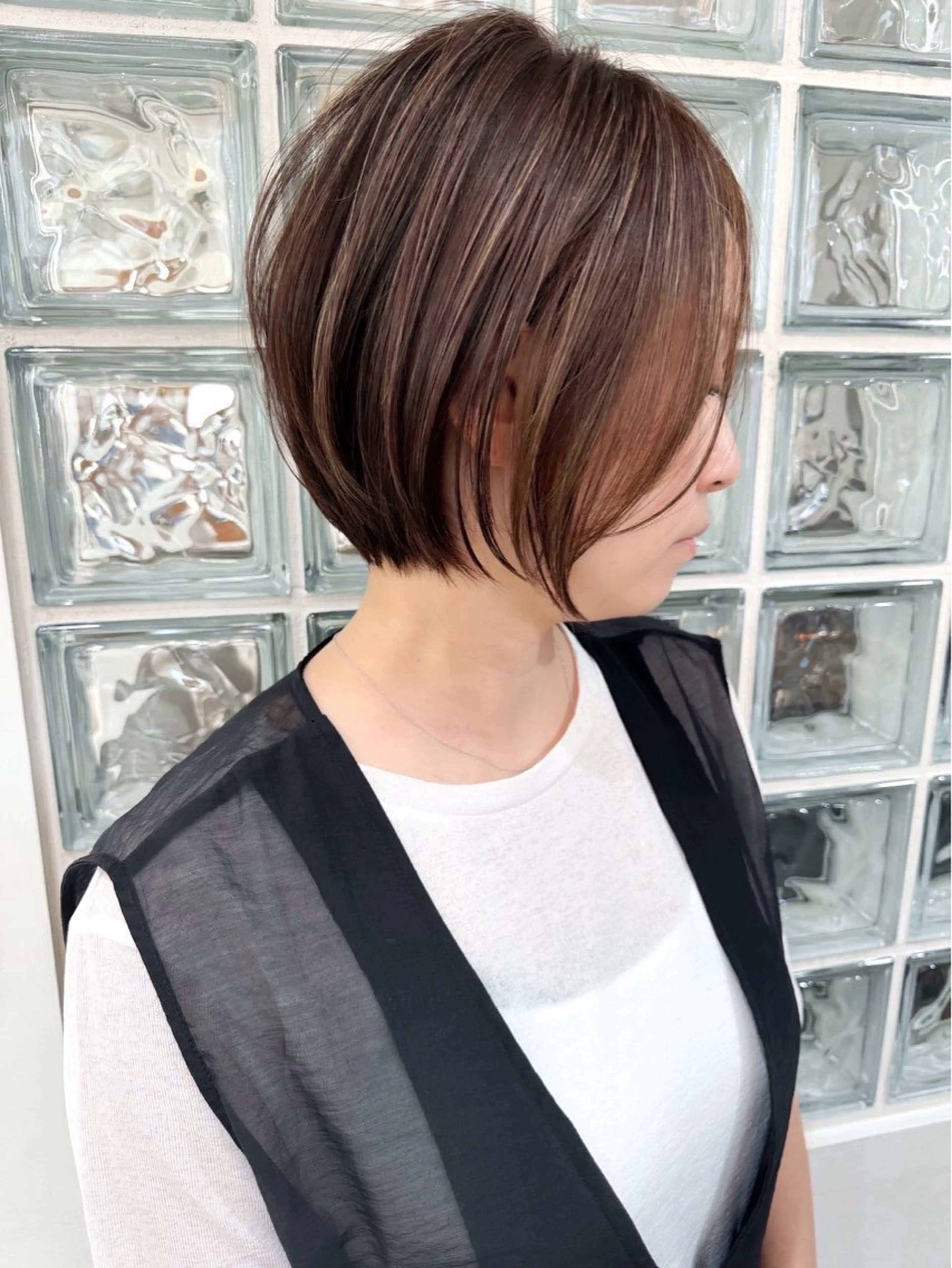 ミディアム カラー ハイライトカラー ハイライト ヘアカラー 🌈透明感カラー🌈 🌟吉田祐介🌟のヘアスタイル