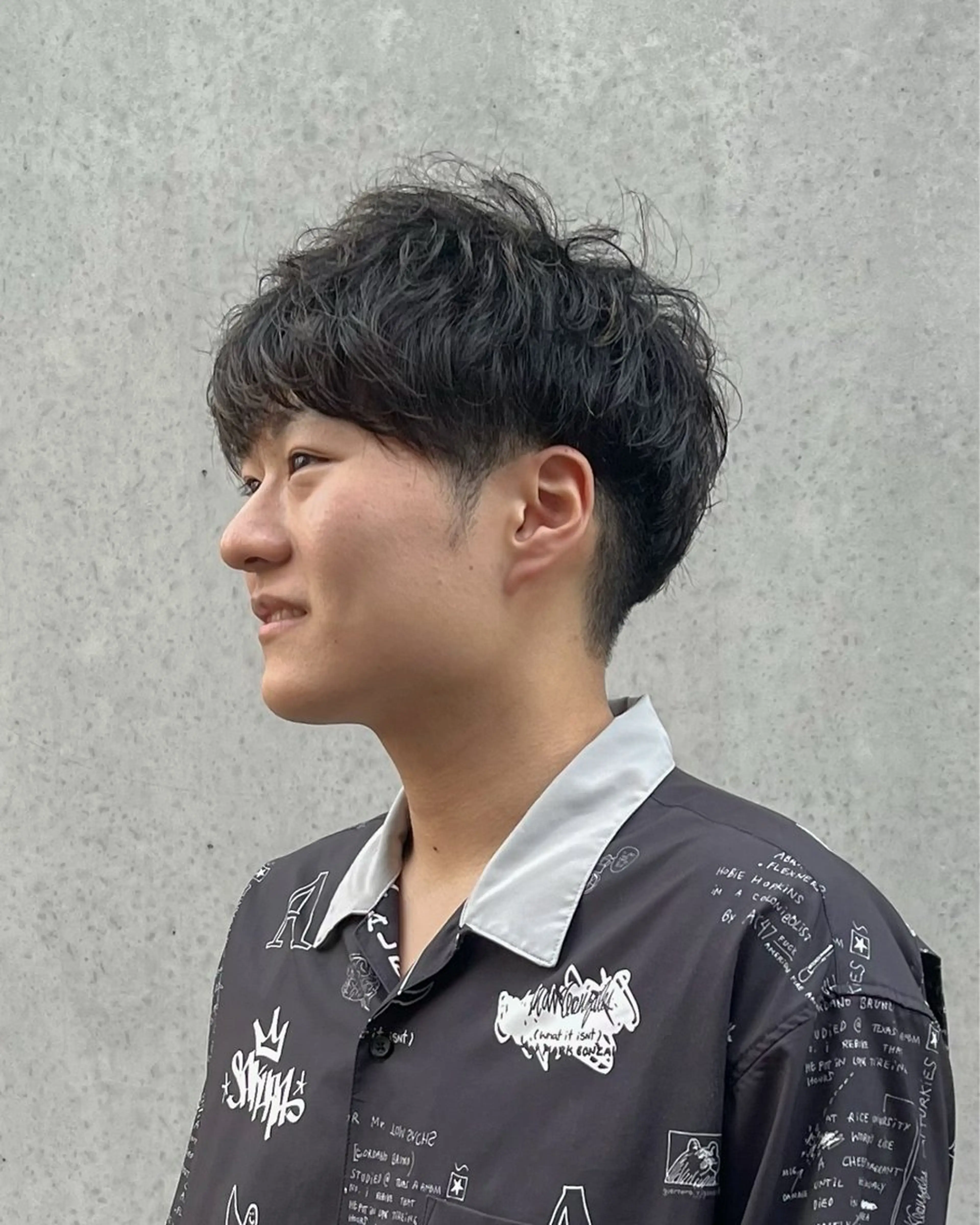 メンズ マッシュ カット 💇‍♂️キョウヤ パーマ特化💇‍♂️のヘアスタイル