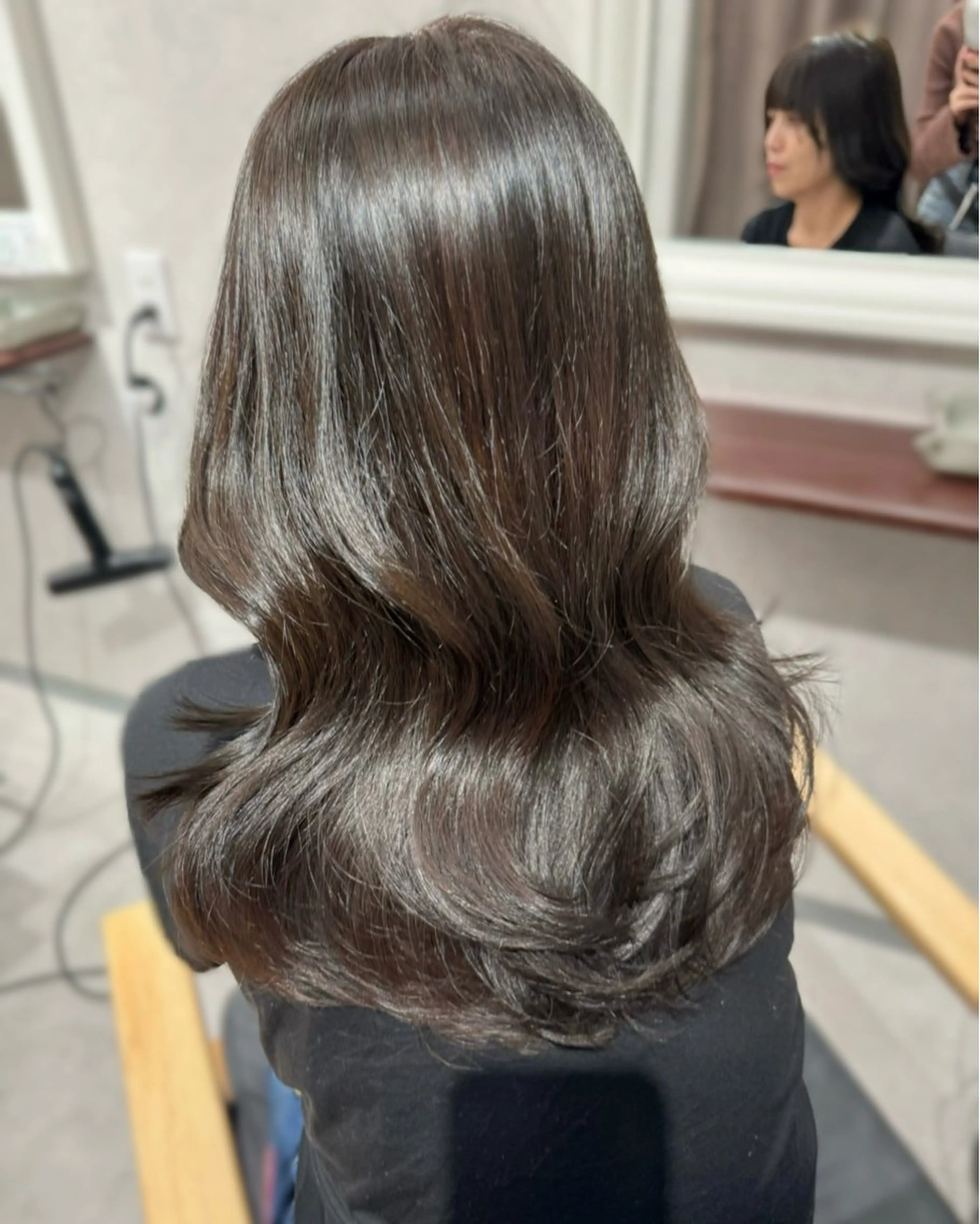 カラー 🩵ワンカラー／ 銀座／mayu🩵のヘアスタイル