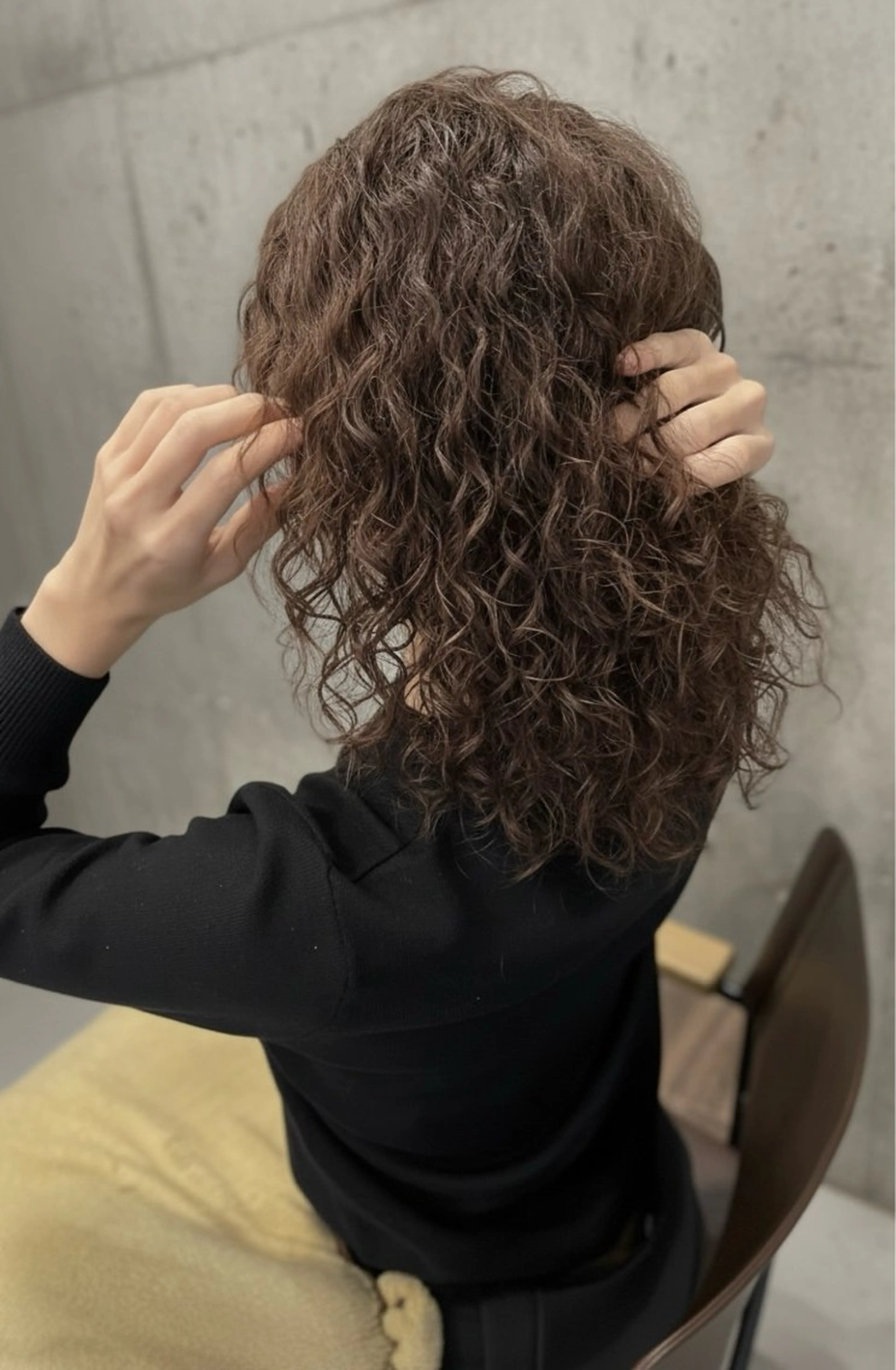 セミロング パーマ セミロングパーマ スパイラルパーマ カット パーマ トリートメント ✨terra✨佐伯 晋吾のヘアスタイル