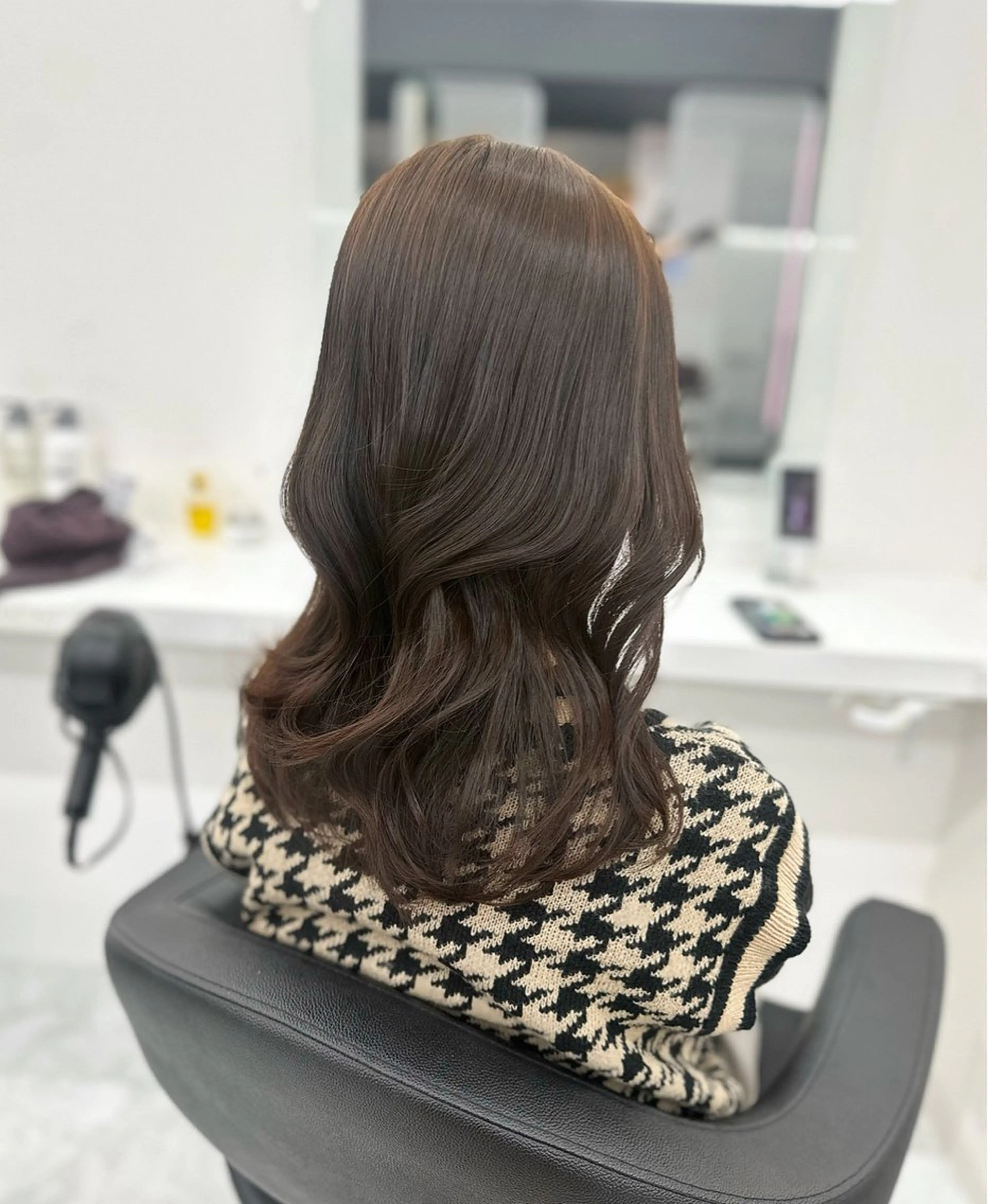 ロング カラー パーマ ヘアアレンジ メンズ キッズ ♥️韓国ヘア レイヤー♥️ゆりのヘアスタイル