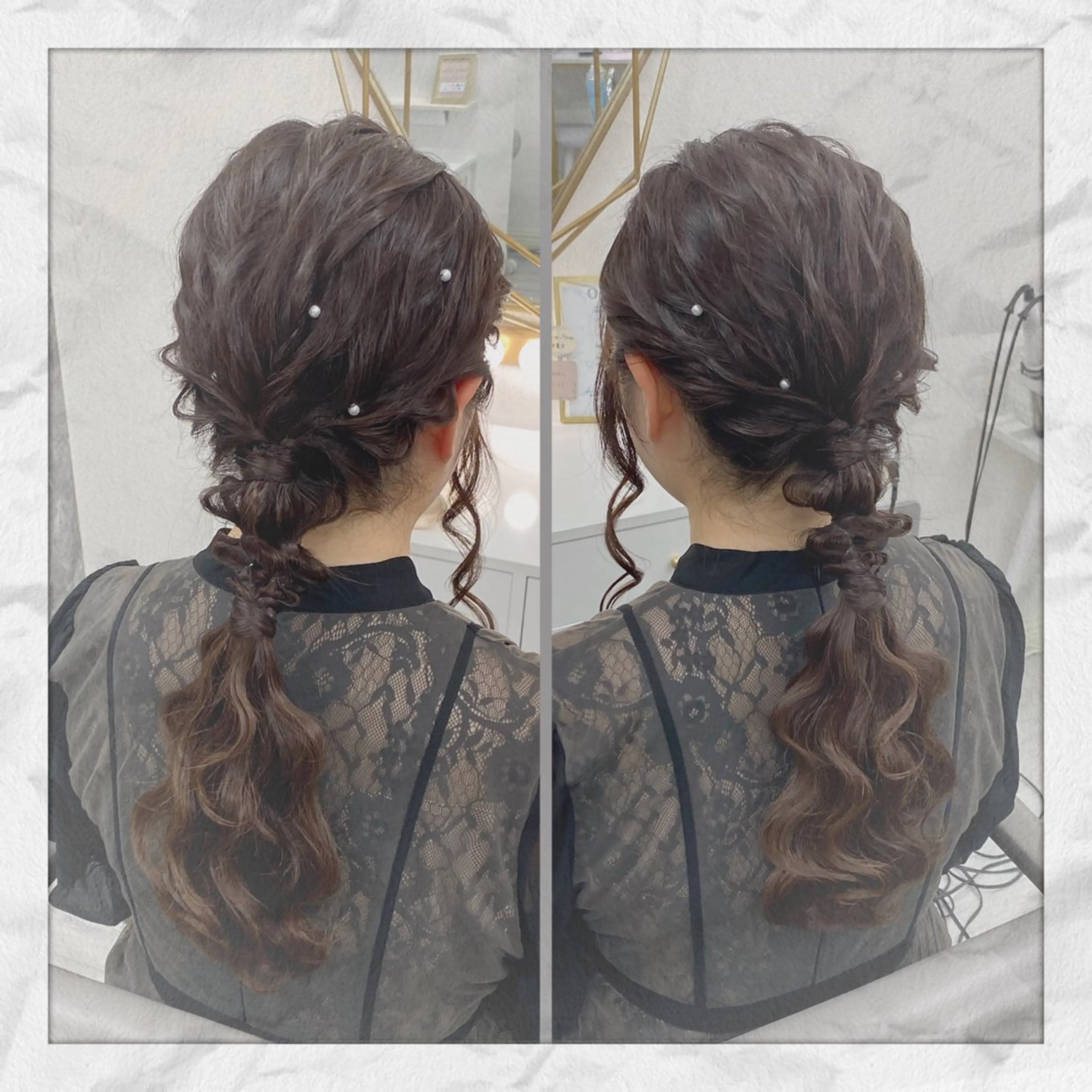 ロング ヘアアレンジ ヘアセット ヘアセット/着付け 𓇼 松本 夏美𓇼のヘアスタイル