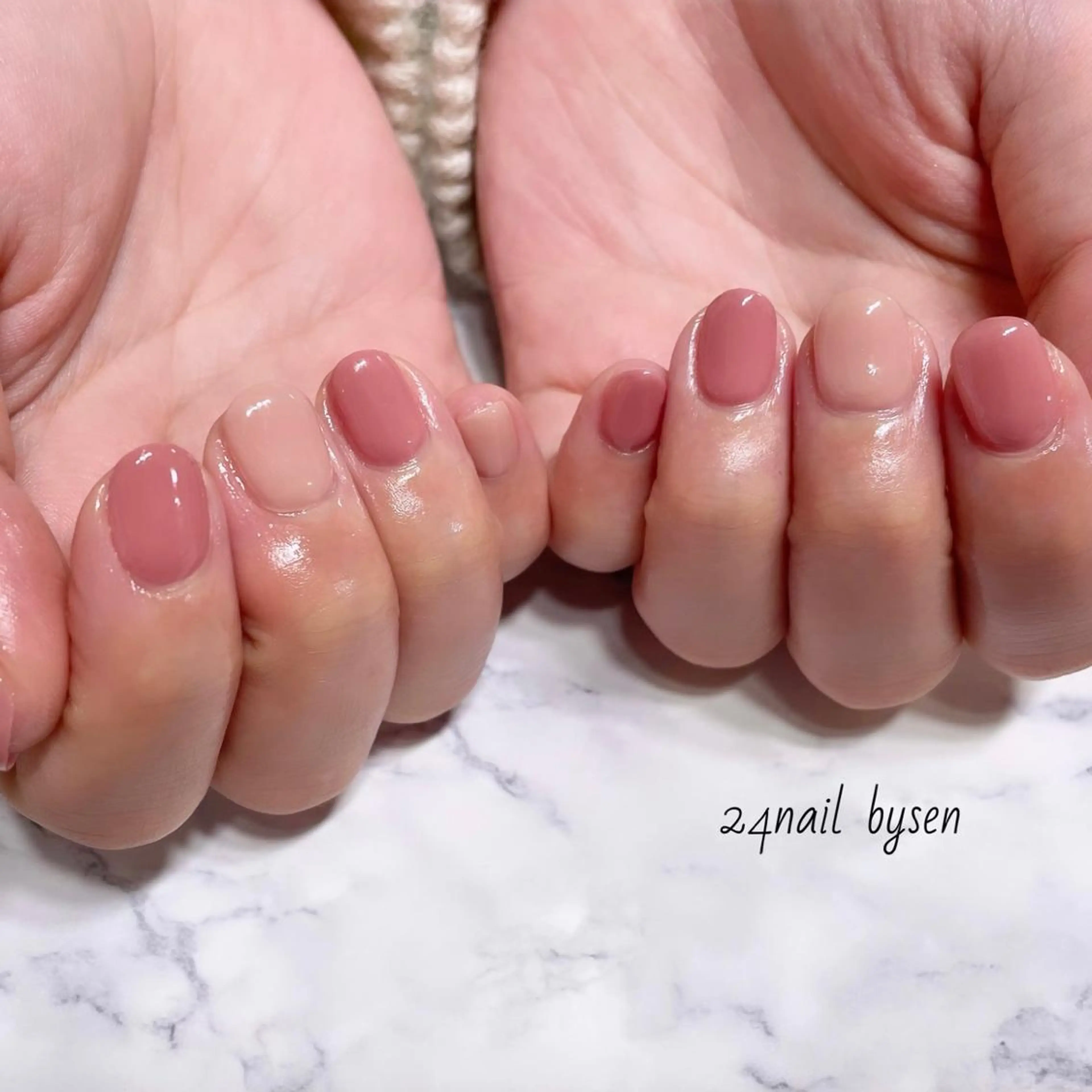 ネイル ワンカラーネイル シンプルネイル Atelier by 24nail/Ayaのネイルデザイン