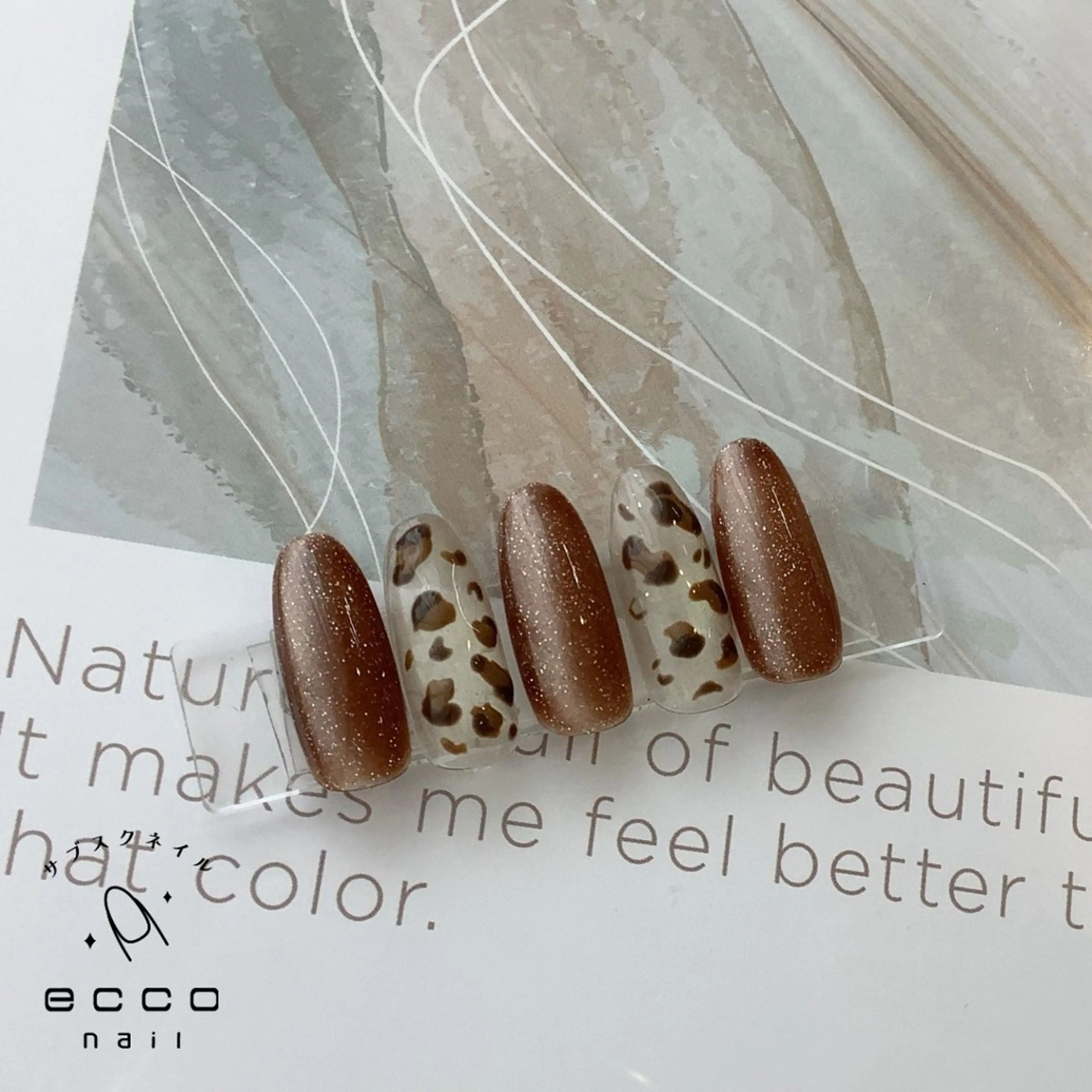 ネイル ハンドネイル eccoネイル千早 Nanakoのネイルデザイン