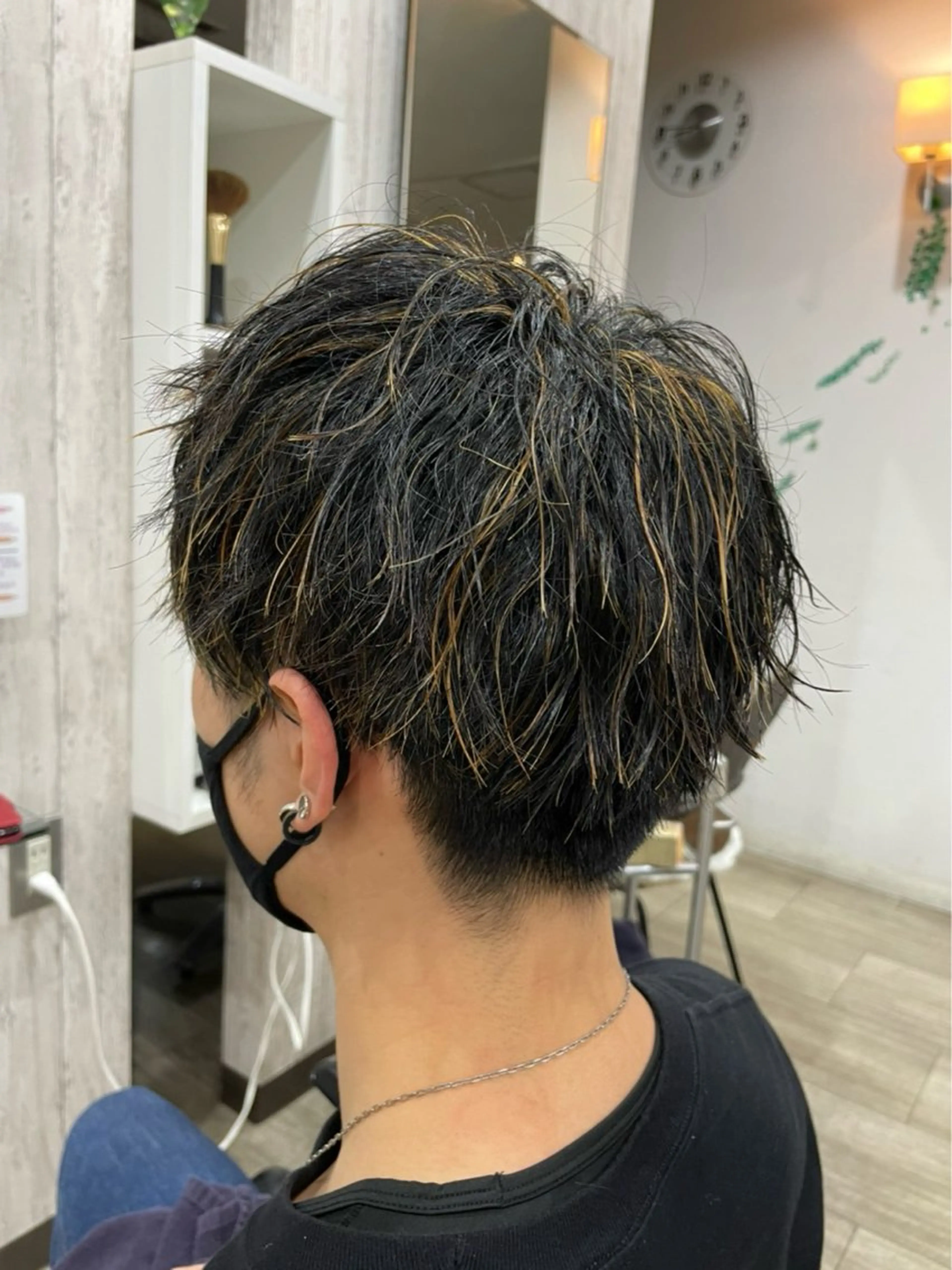 ショート カラー パーマ メンズ 新横浜CLOVER 本店/モデル募集中✨のヘアスタイル