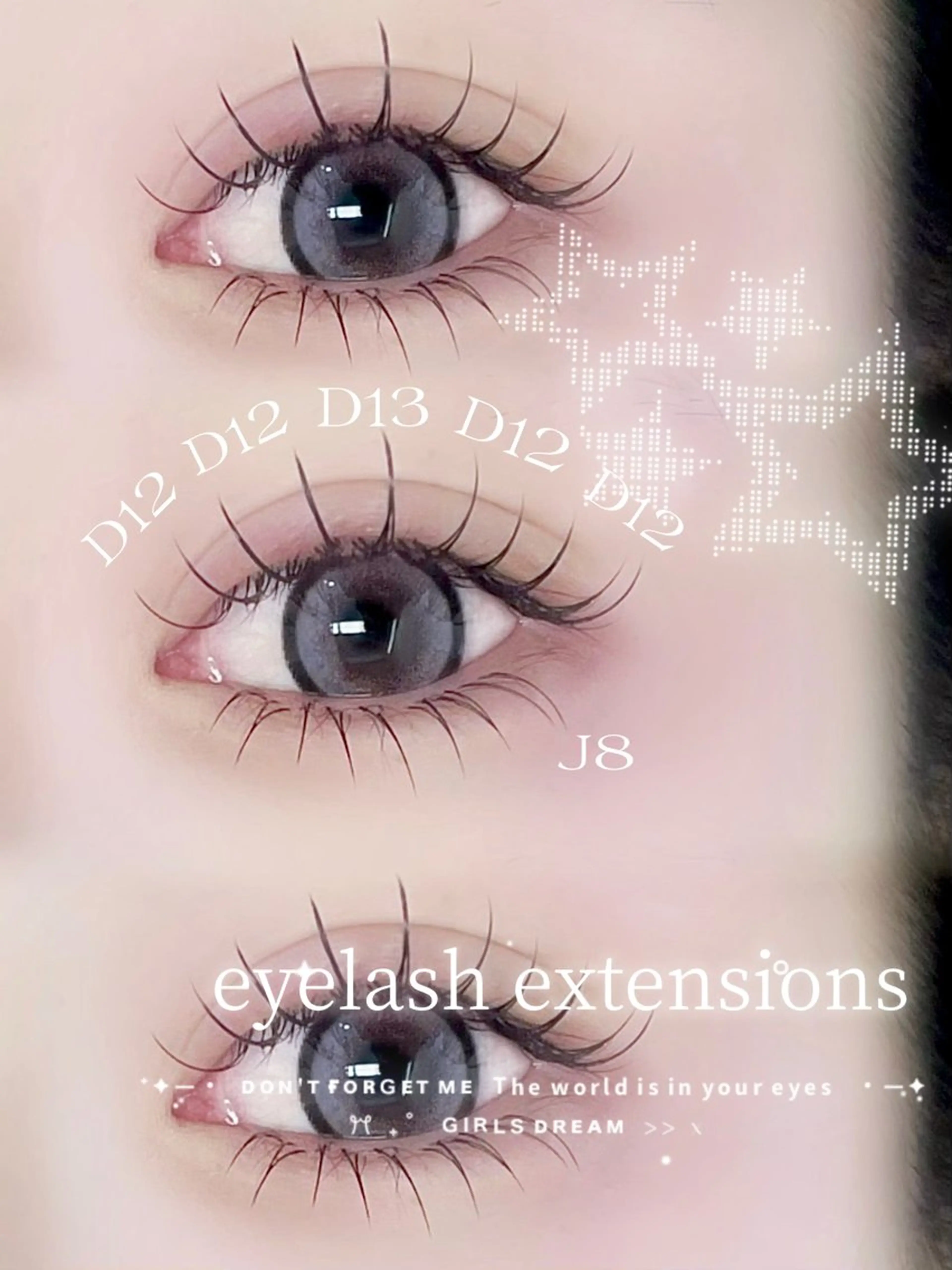 マツエク・マツパ マツエク 大阪梅田 SAKI 韓国風束感まつ毛のマツエク・マツパデザイン