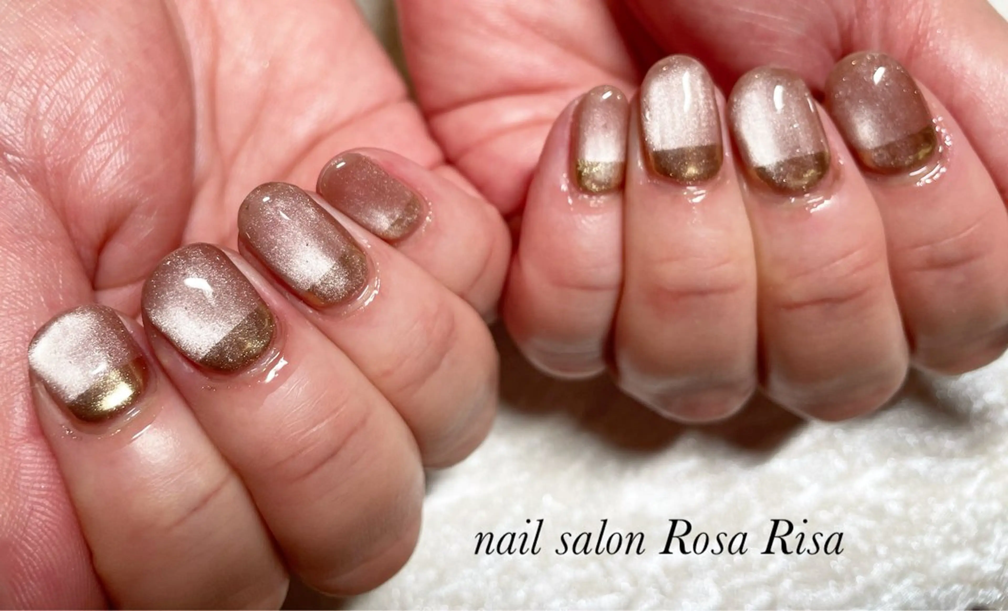 ネイル マグネットネイル ミラーネイル ハンドネイル ネイルスタジオ シェイクユアハンズのネイルデザイン