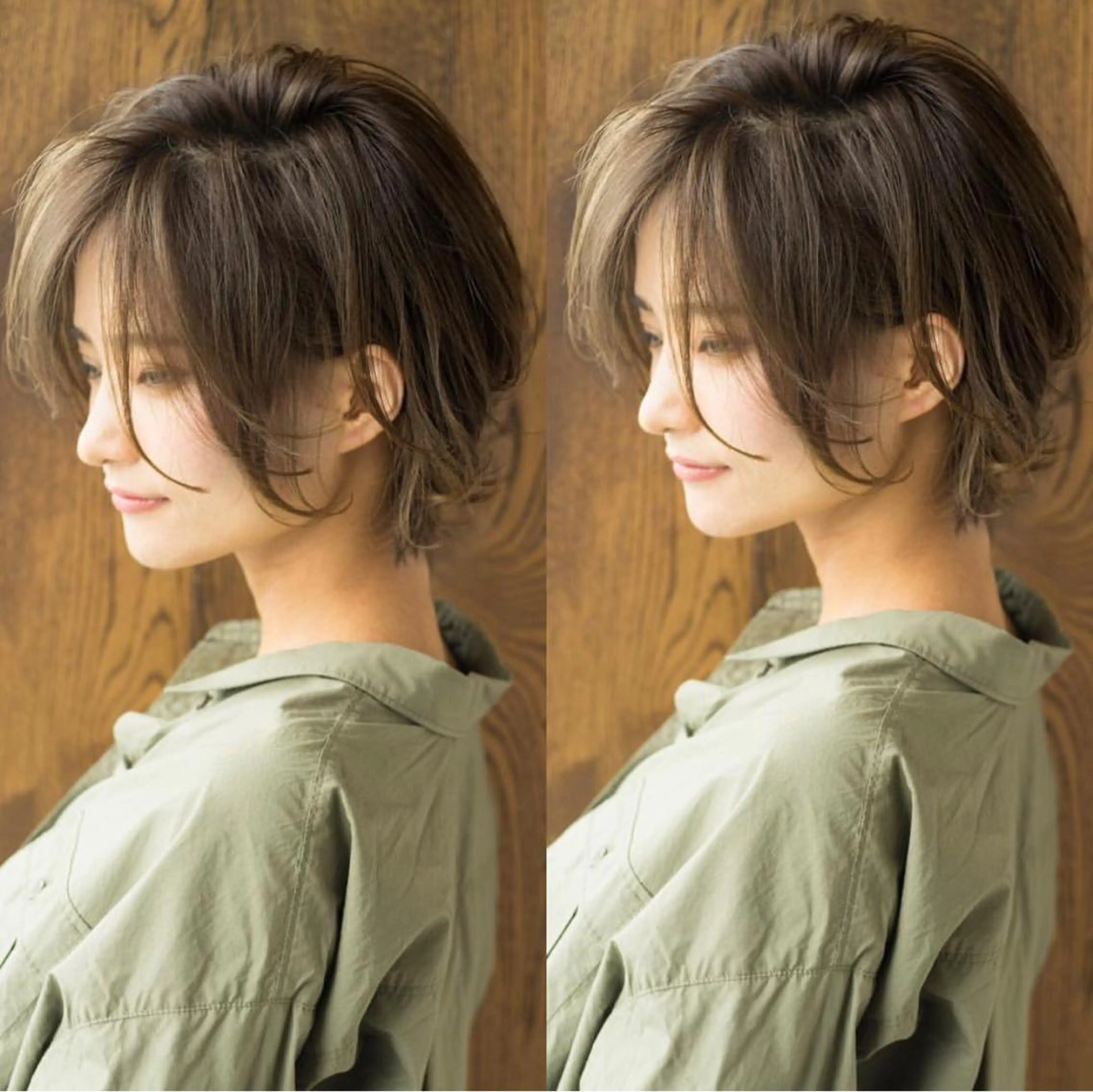 ショート 顔周りカット レイヤーカット ショートヘア 小顔カット カット ヘアカラー ✨似合わせ救世主✨ 浅野のヘアスタイル