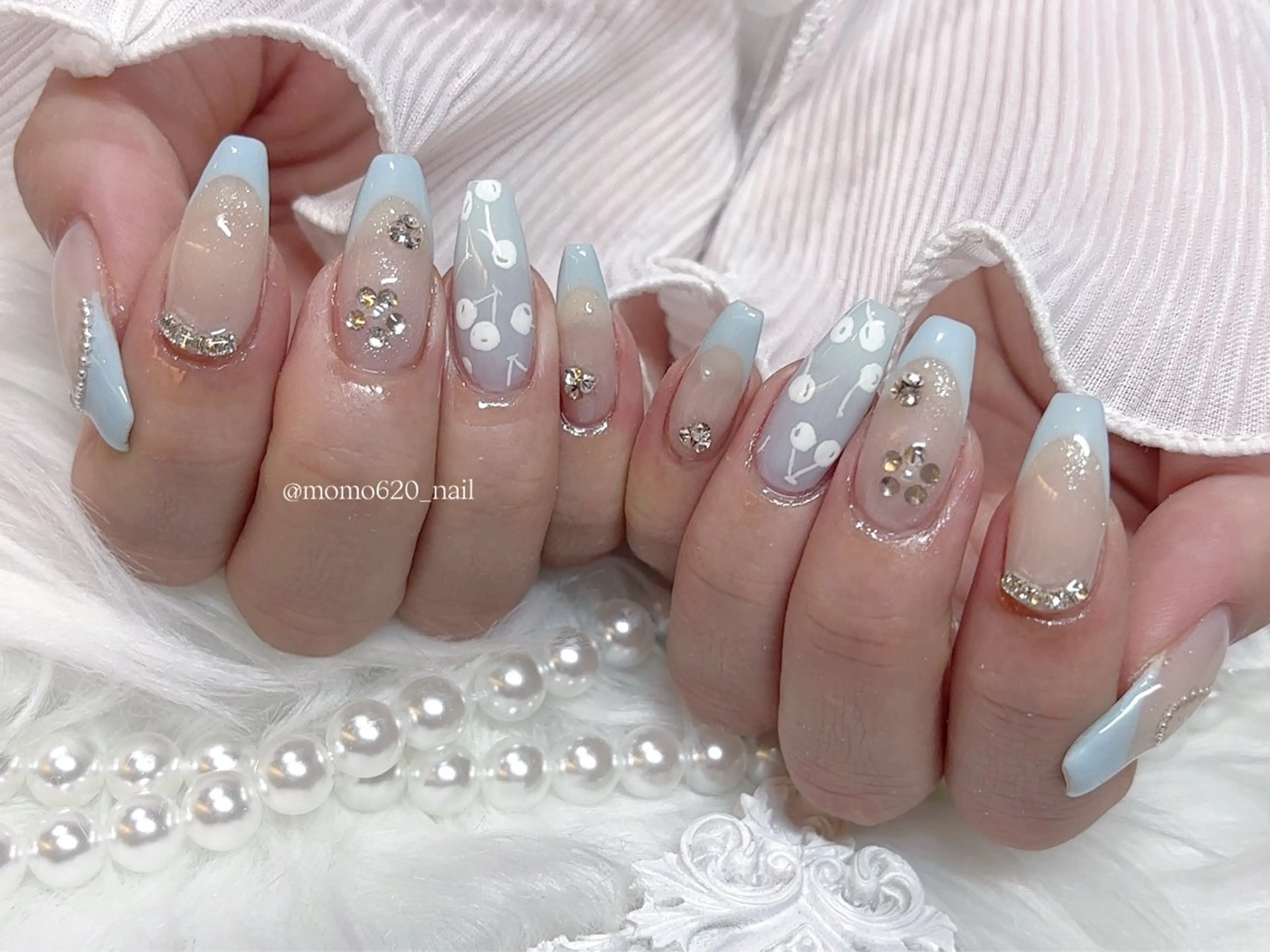 ネイル ブルー Nail salon Hemiy所属・Nail salon Hemiyのネイルデザイン