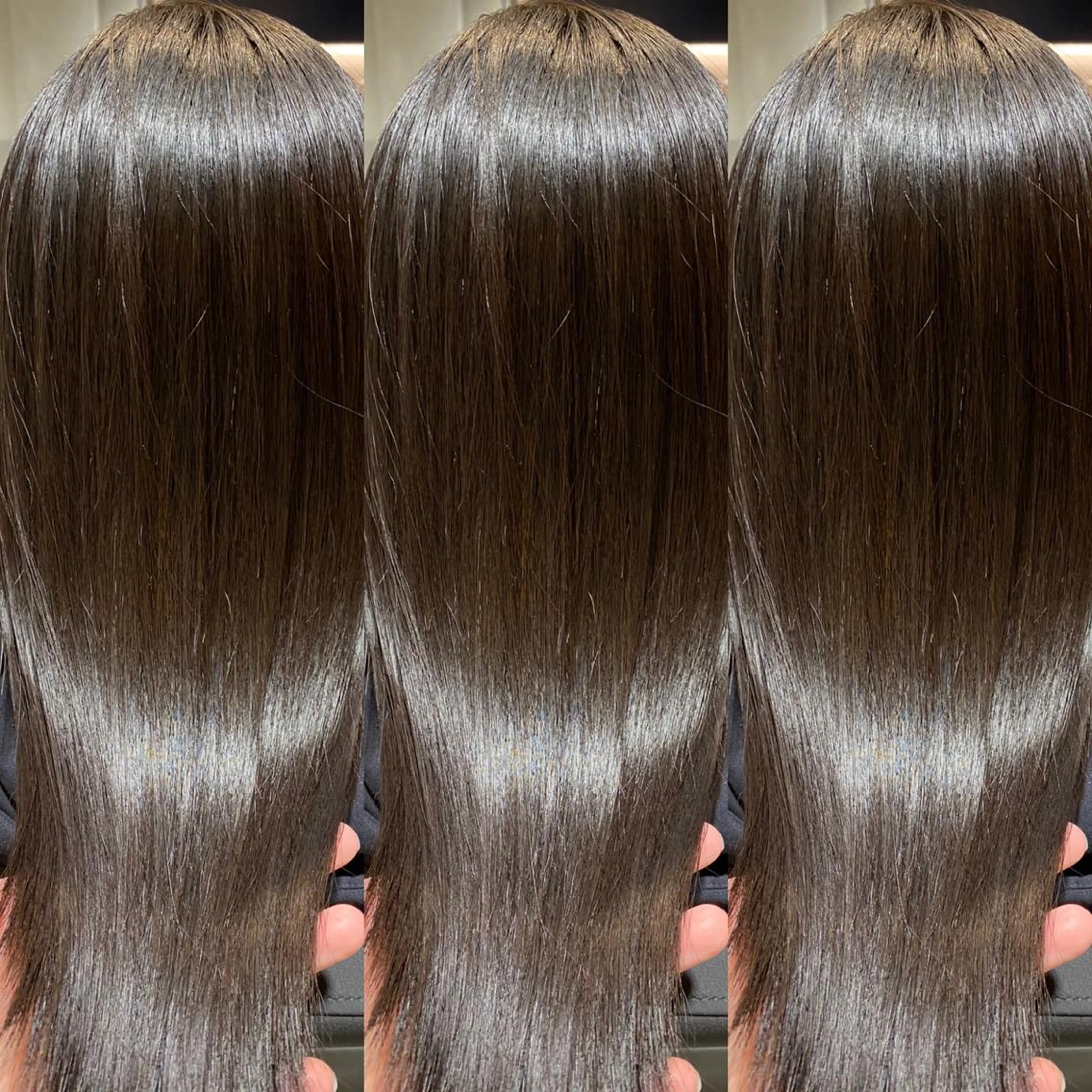 セミロング パーマ カット 縮毛矯正 トリートメント ハイトーン/ ボブ 中村麟のヘアスタイル