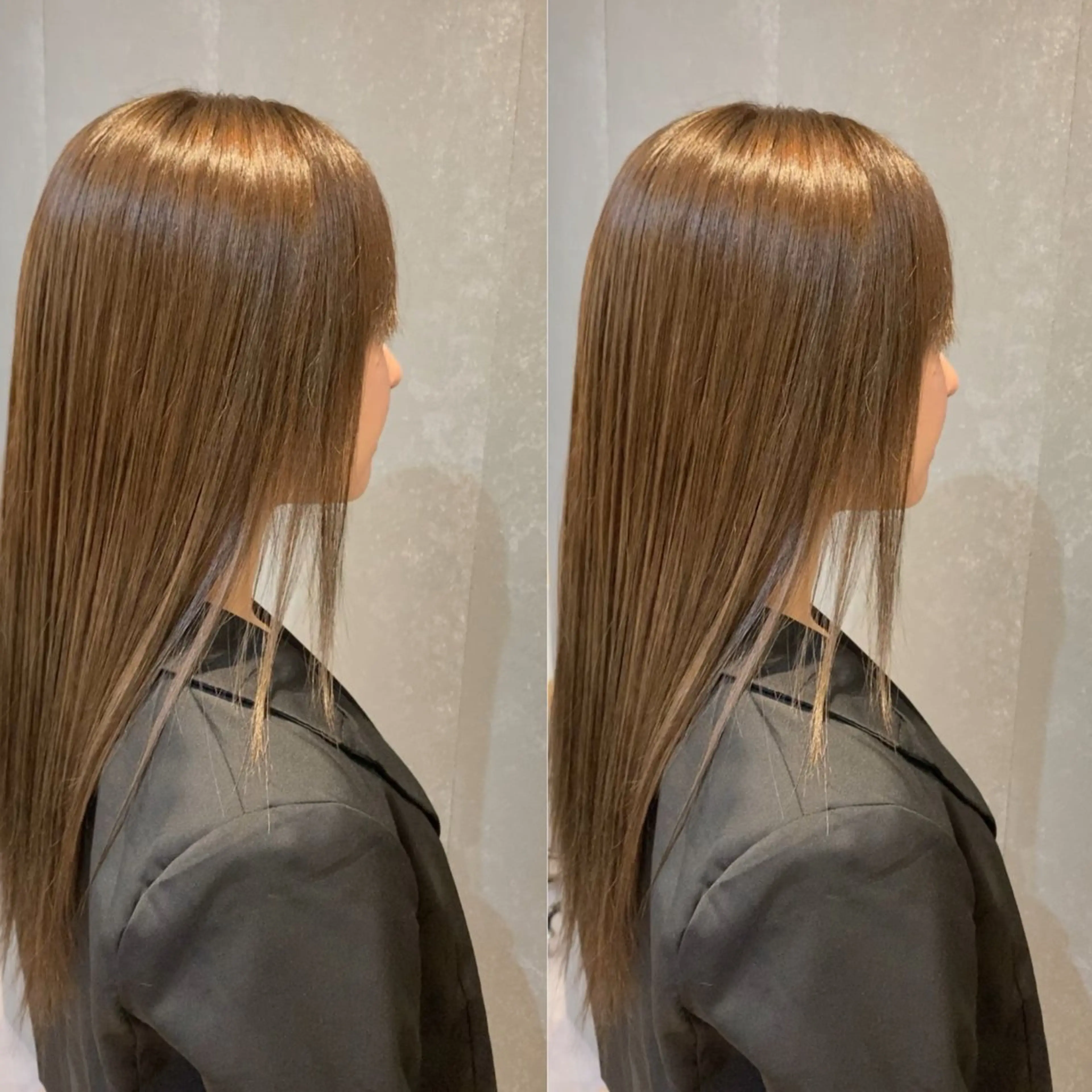 ロング カラー ブラウンカラー ナチュラルブラウン schon所属・み うのヘアスタイル