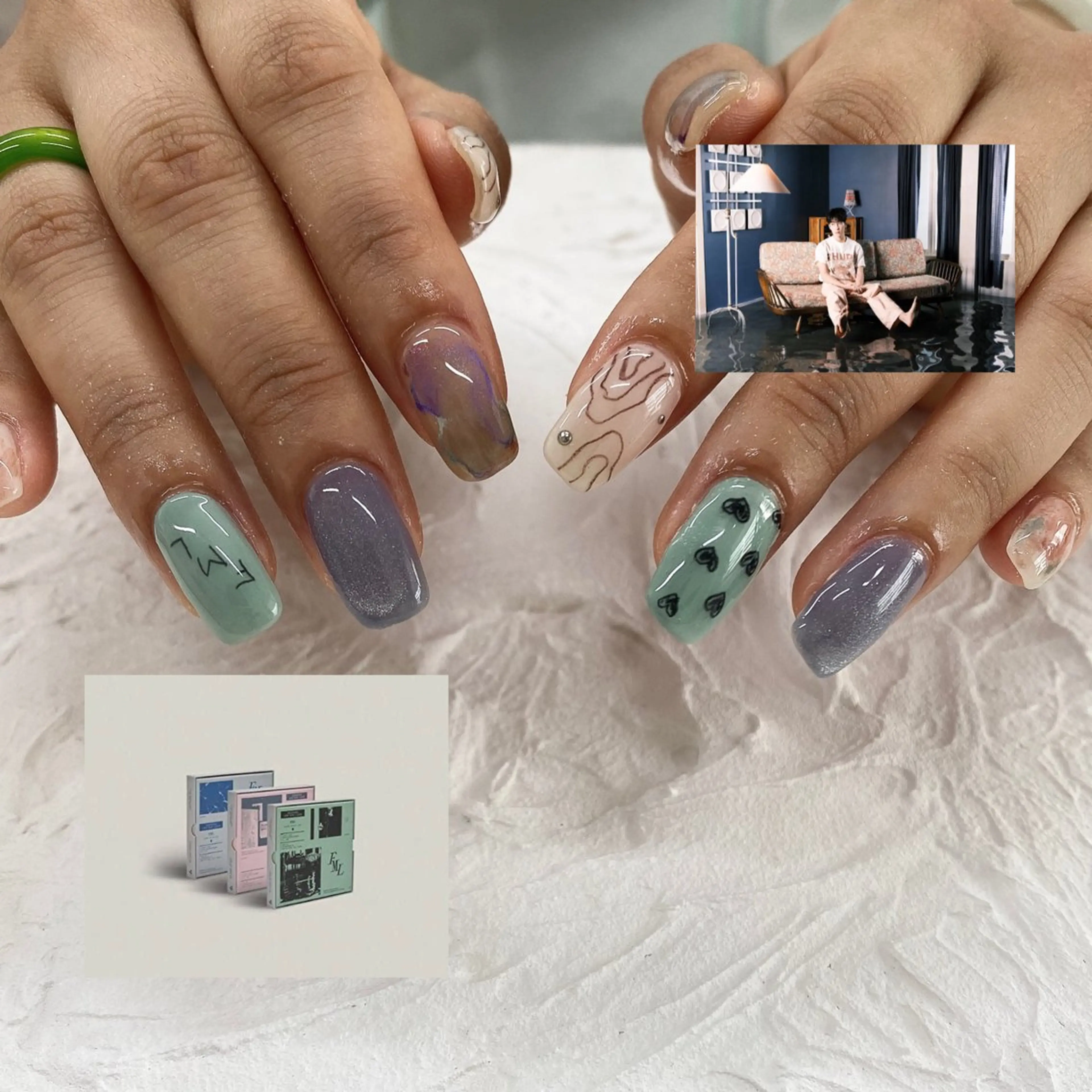 ネイル ハンドネイル nail salon CLEO所属・SAKI👒 パラジェルのネイルデザイン