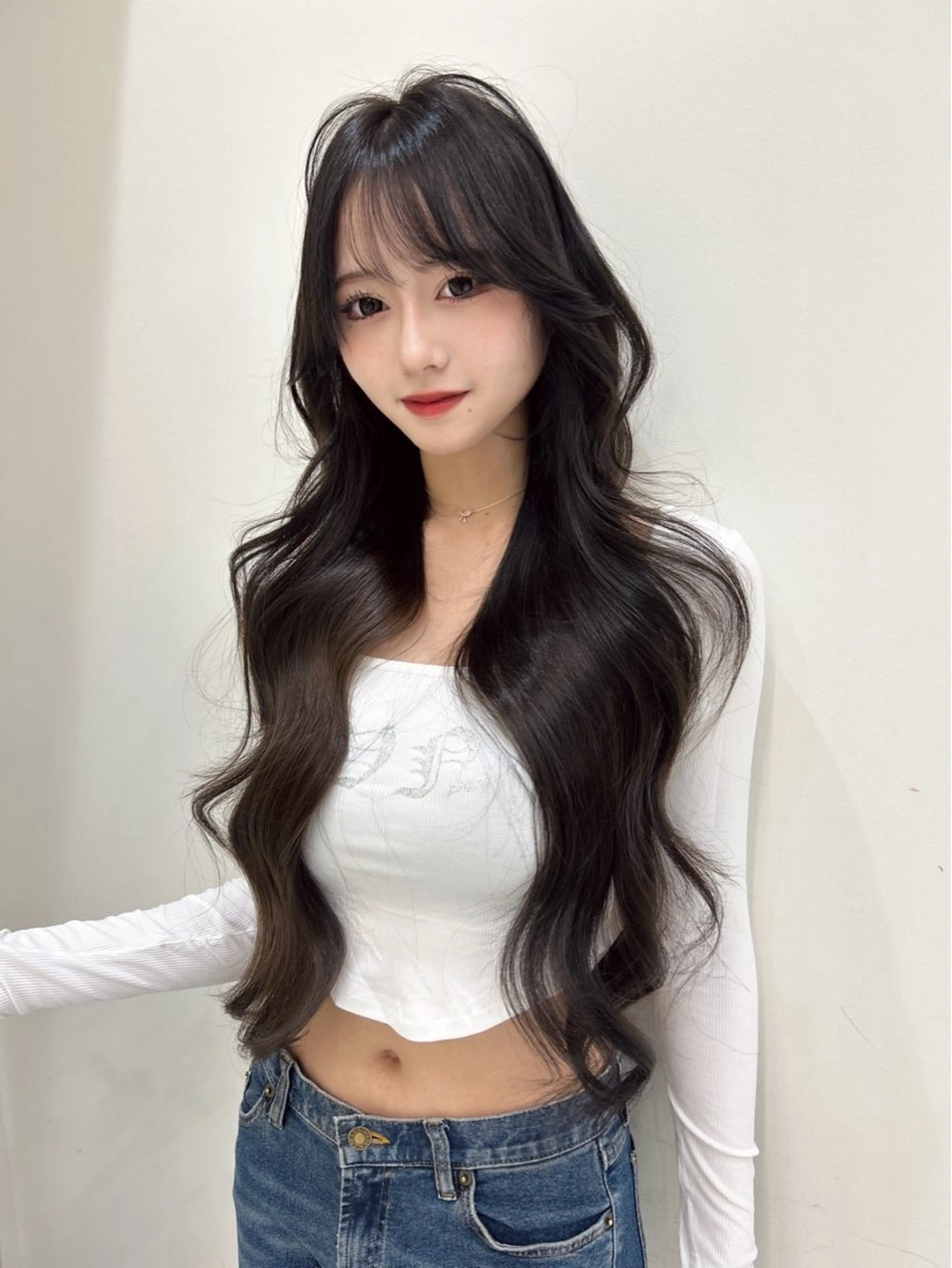 ロング カット ヘアカラー トリートメント レイヤー ♡Miku♡のヘアスタイル