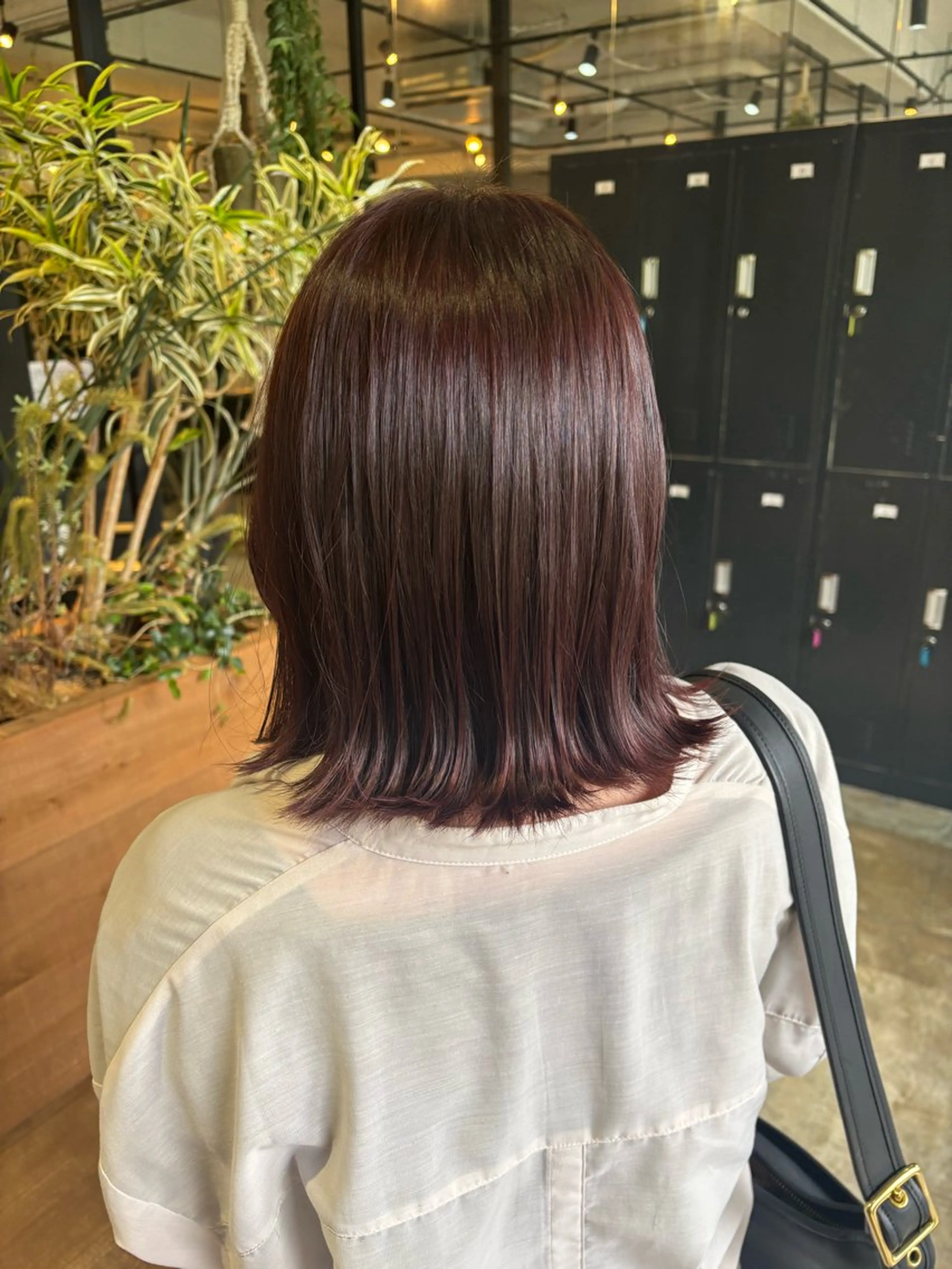 ミディアム カラー ヘアカラー トリートメント 🌼FERIA 桃山台 えり🌼のヘアスタイル