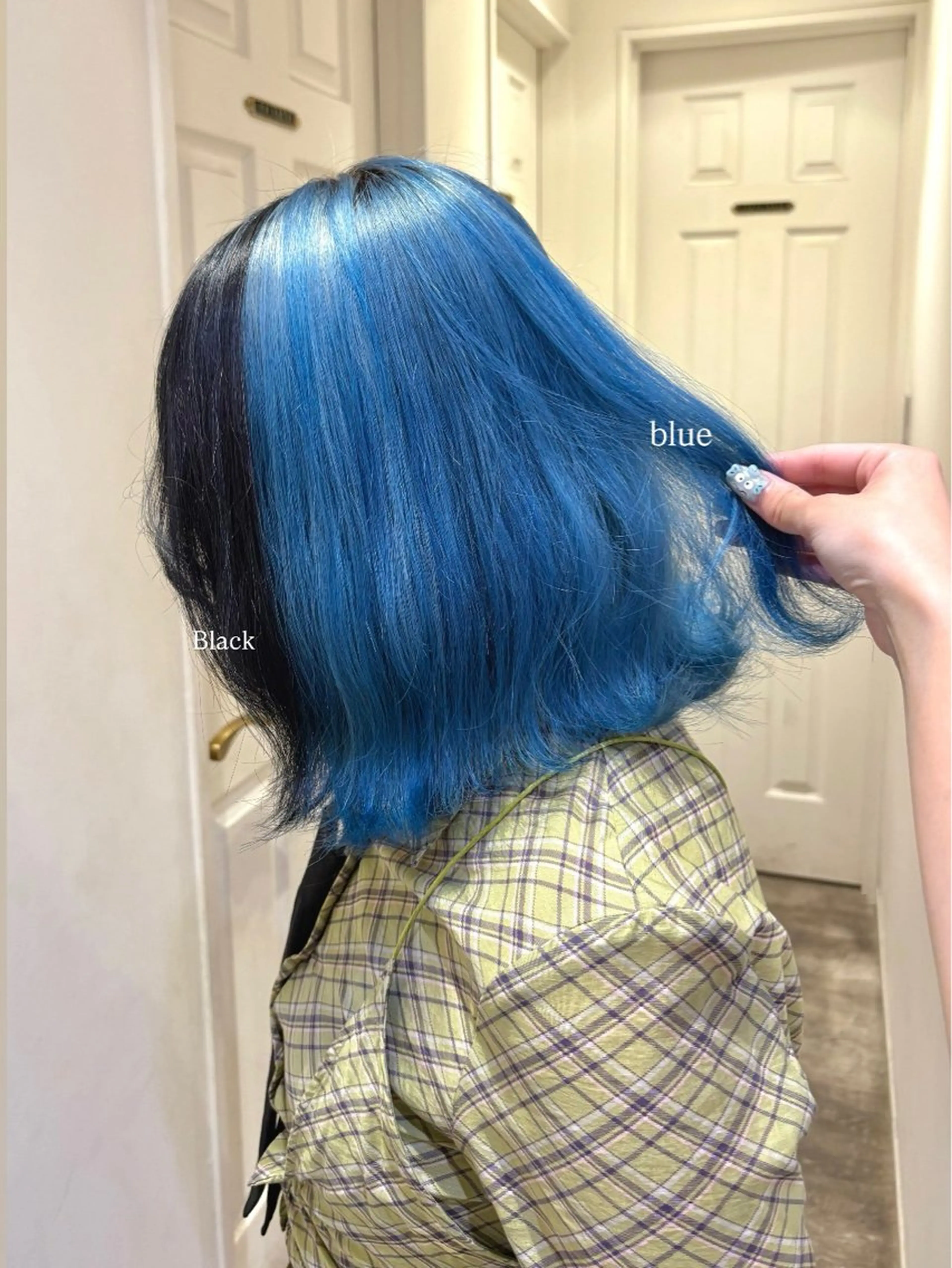 ミディアム カラー ハイトーンカラー/ 長さだし🐇きょうかのヘアスタイル