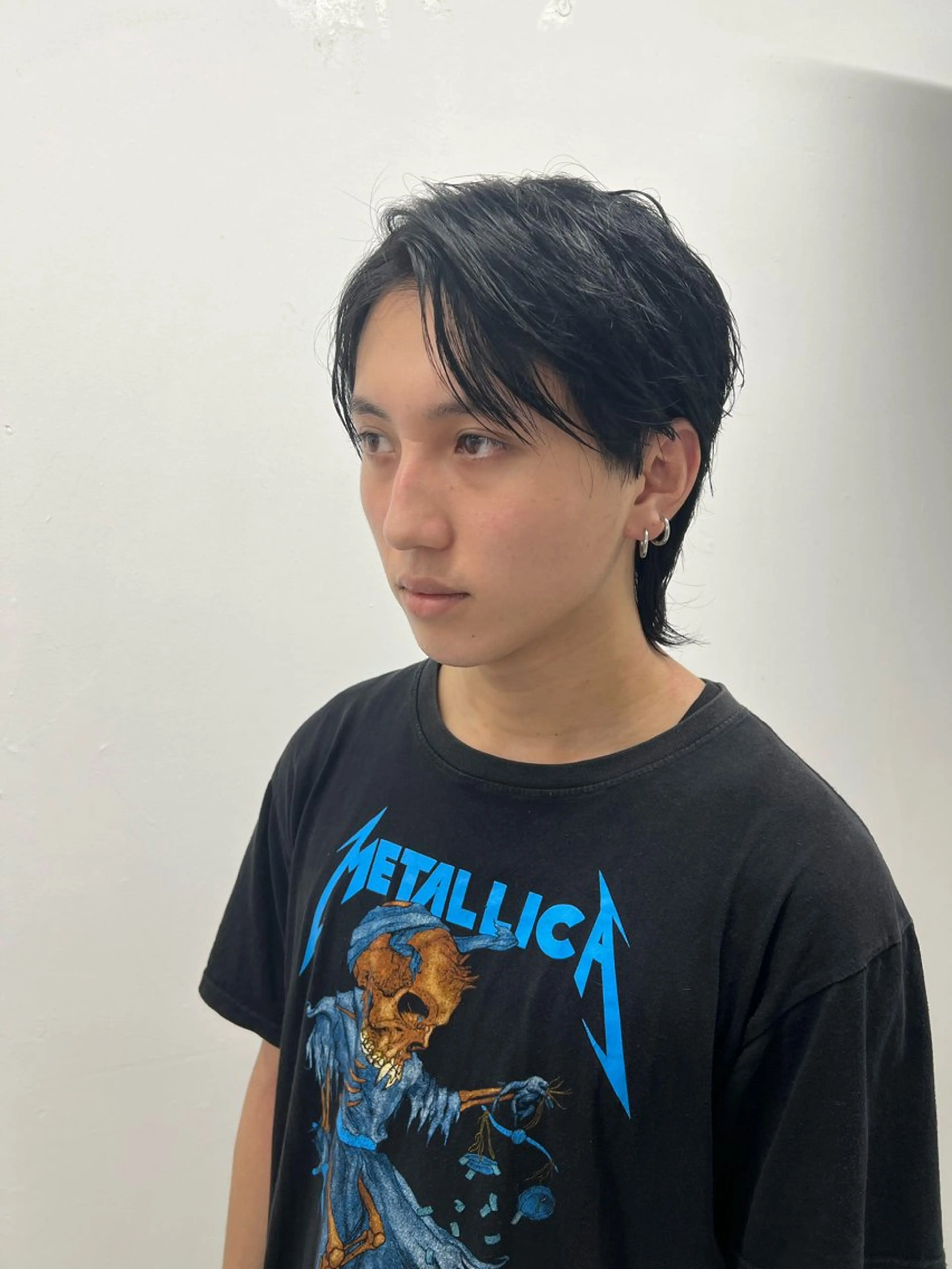 メンズ センターパート メンズウルフカット ウルフカット カット 柏メンズパーマ特化 蛯谷  晃裕のヘアスタイル