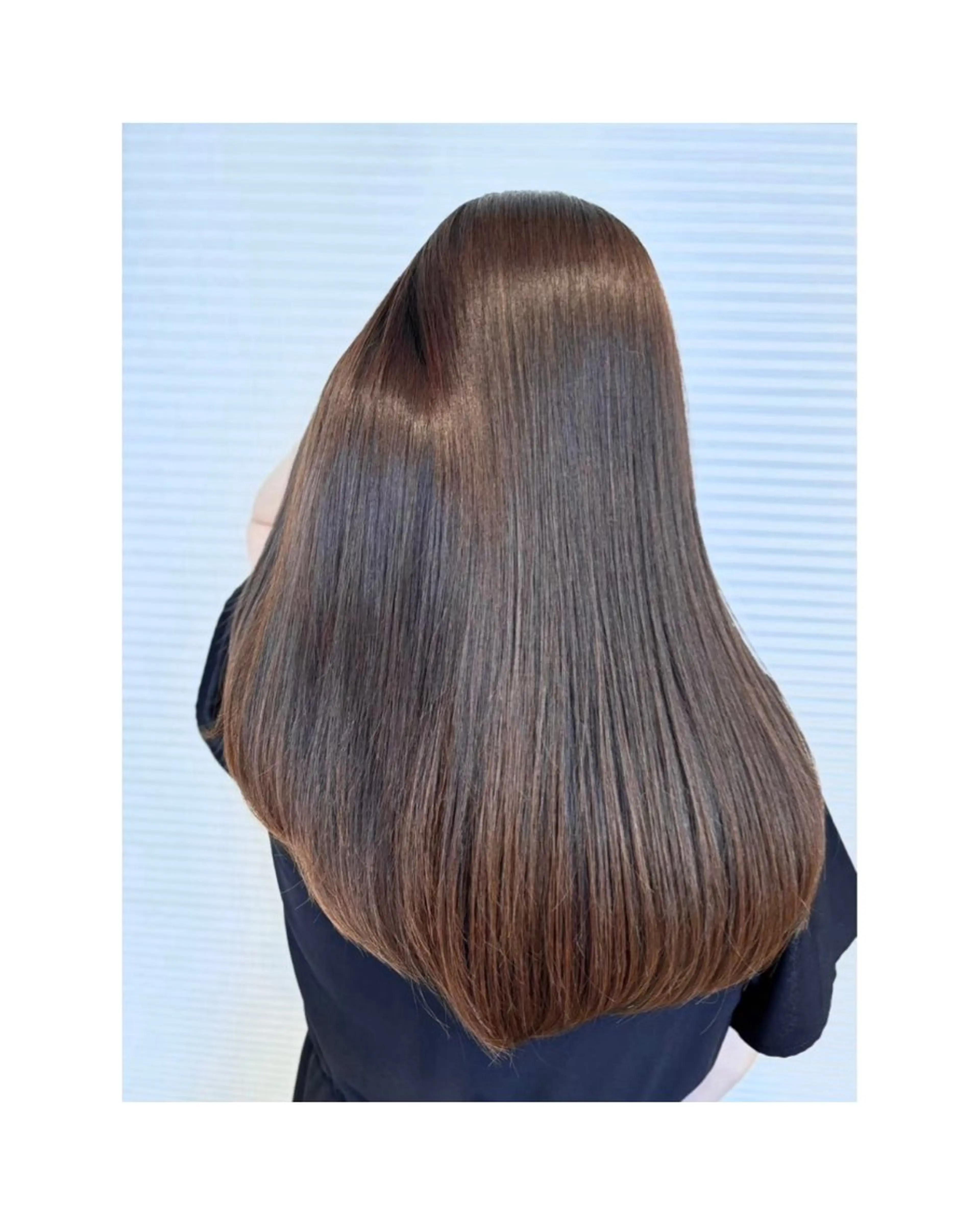 ロング 縮毛矯正 hair studio Zen〜kalon所属・Jura／ハイライト ／ブリーチなしカラーのヘアスタイル