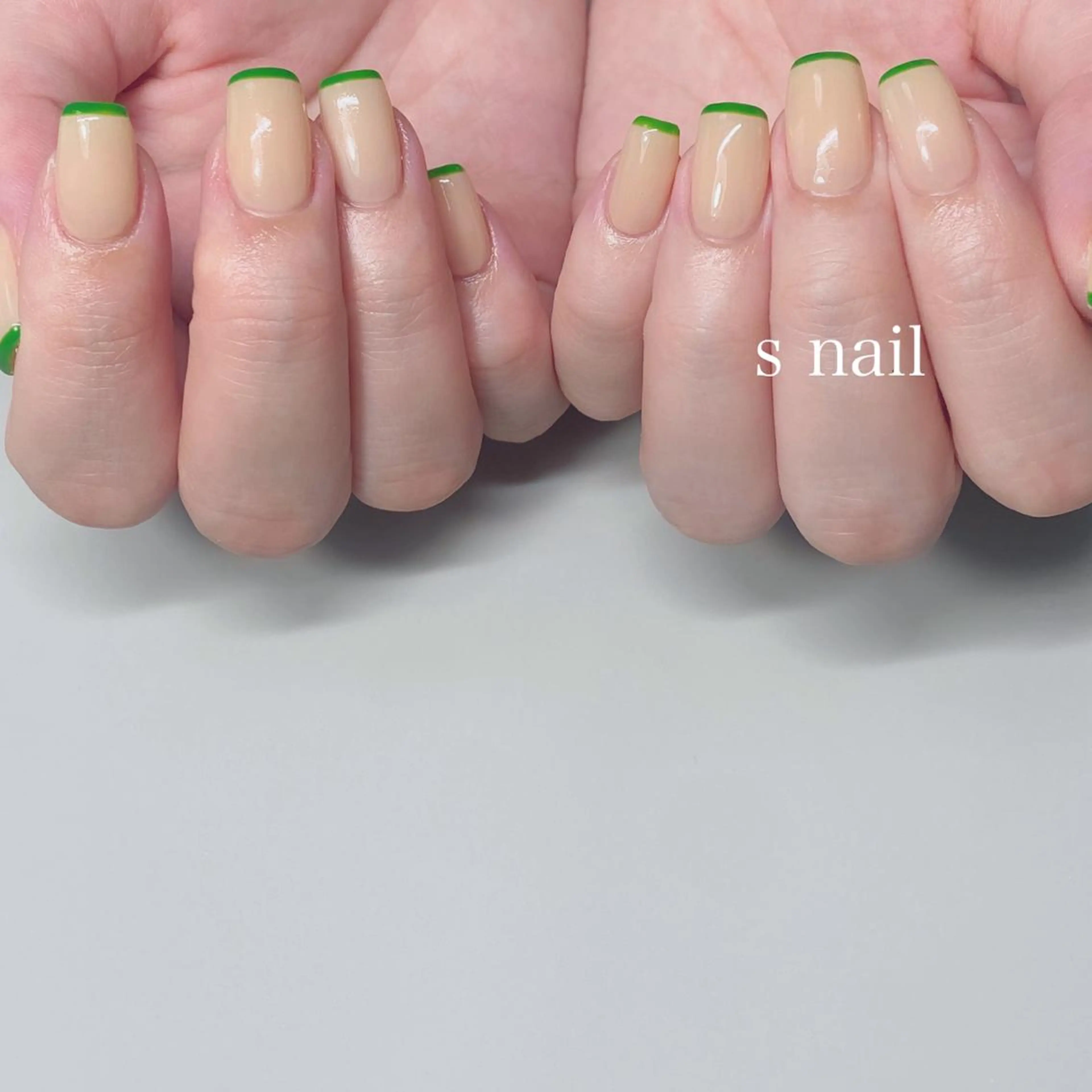 ネイル アートネイル ワンカラーネイル ハンドネイル フットネイル s nail さとよしみゆきのネイルデザイン