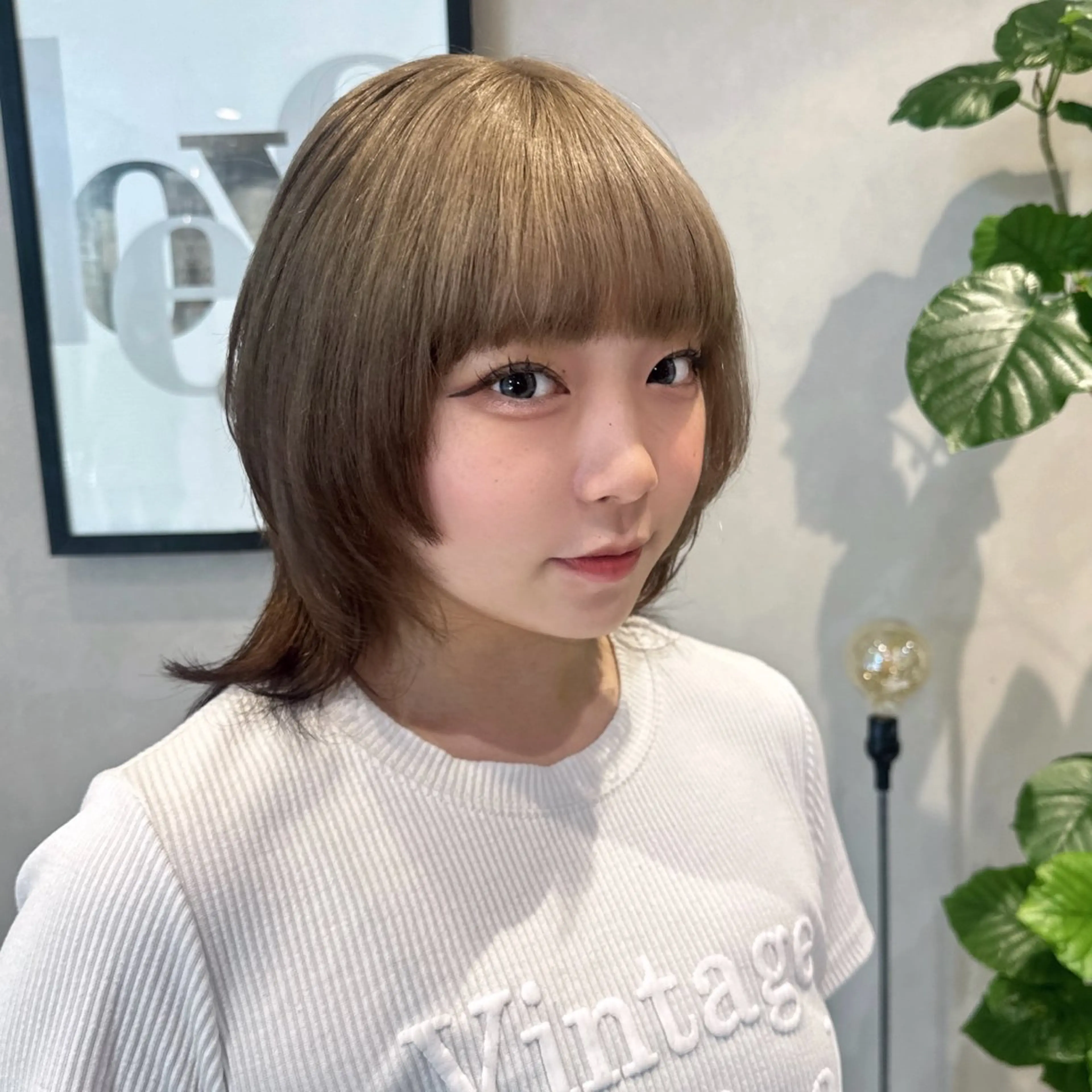 ミディアム カラー ヘアカラー nanami ￤髪質改善￤レイヤーのヘアスタイル