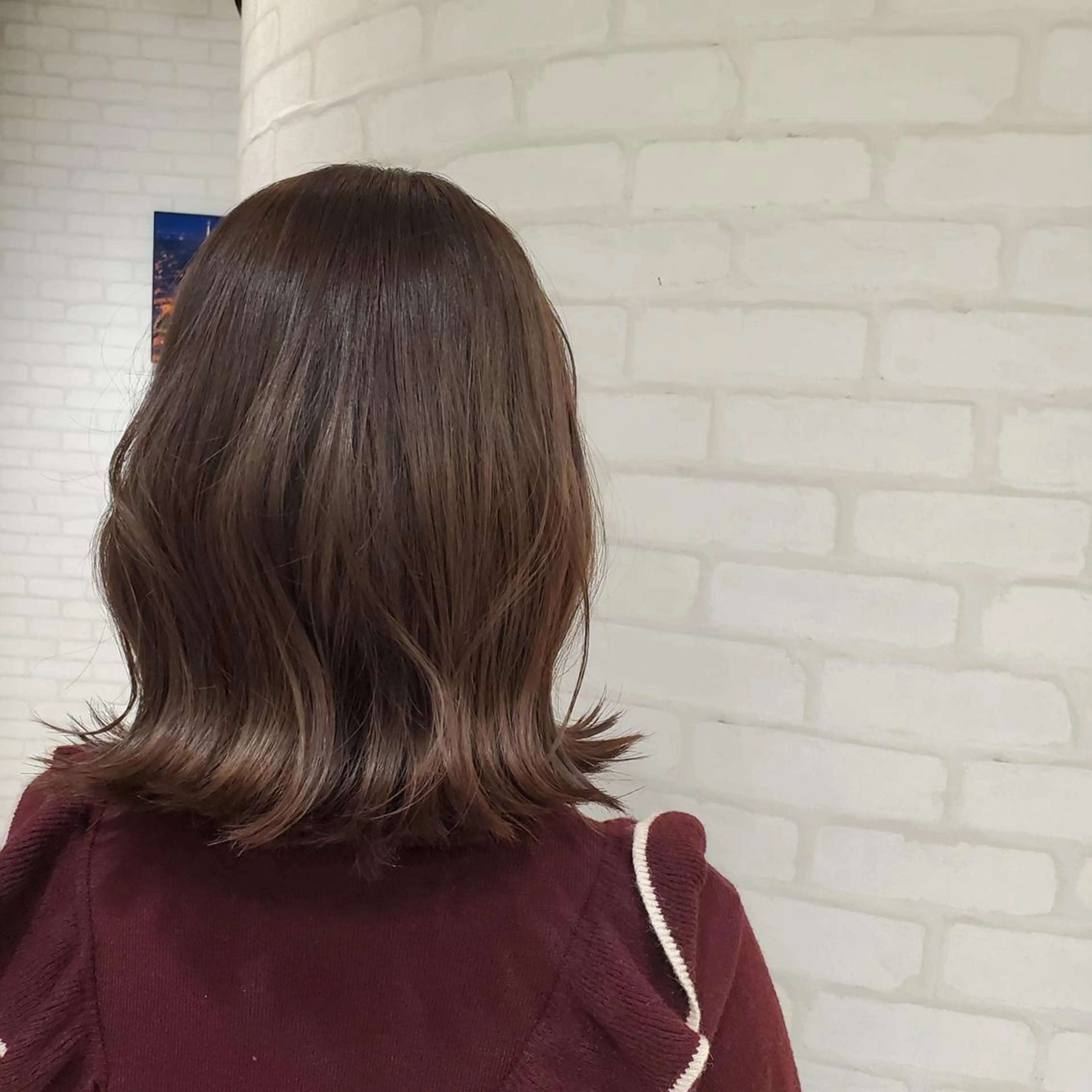 ミディアム カラー カット ヘアカラー トリートメント EARTH 池田　雄太のヘアスタイル