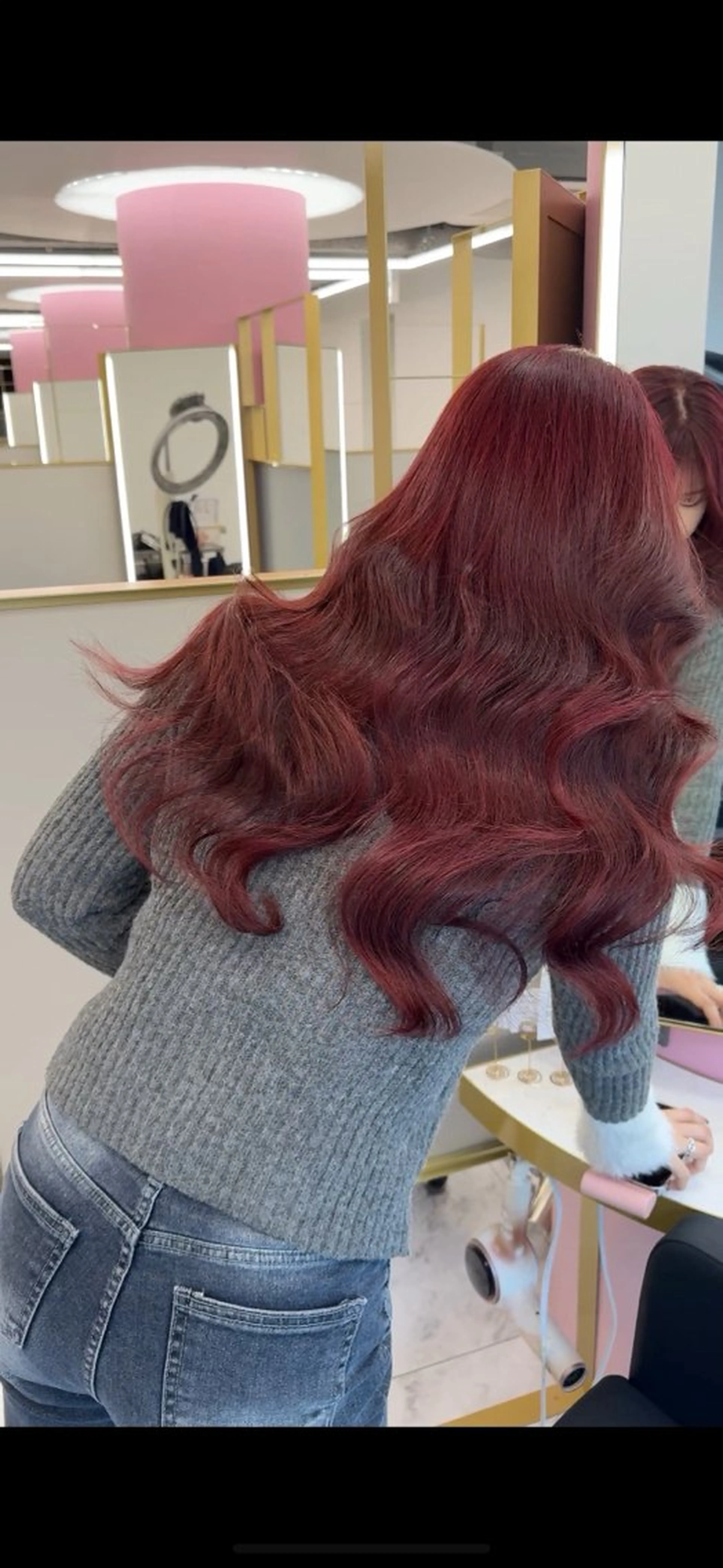 ロング カラー ヘアアレンジ メンズ/メッシュ ‪‪/セット/aoiのヘアスタイル