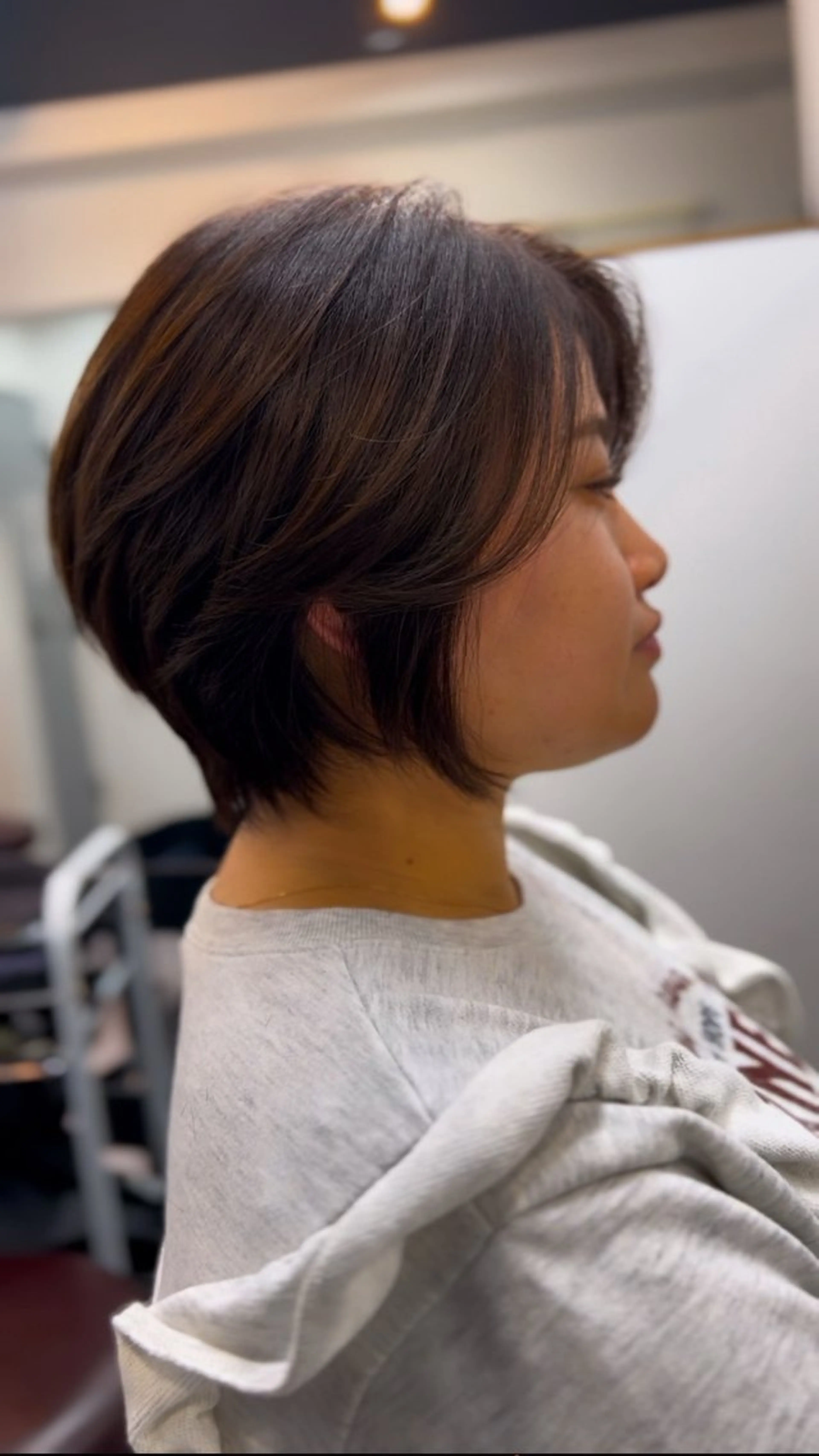 ショート カラー ショートボブ ボブ ショートヘア 表参道【髪質改善】 宮嶋勇太のヘアスタイル