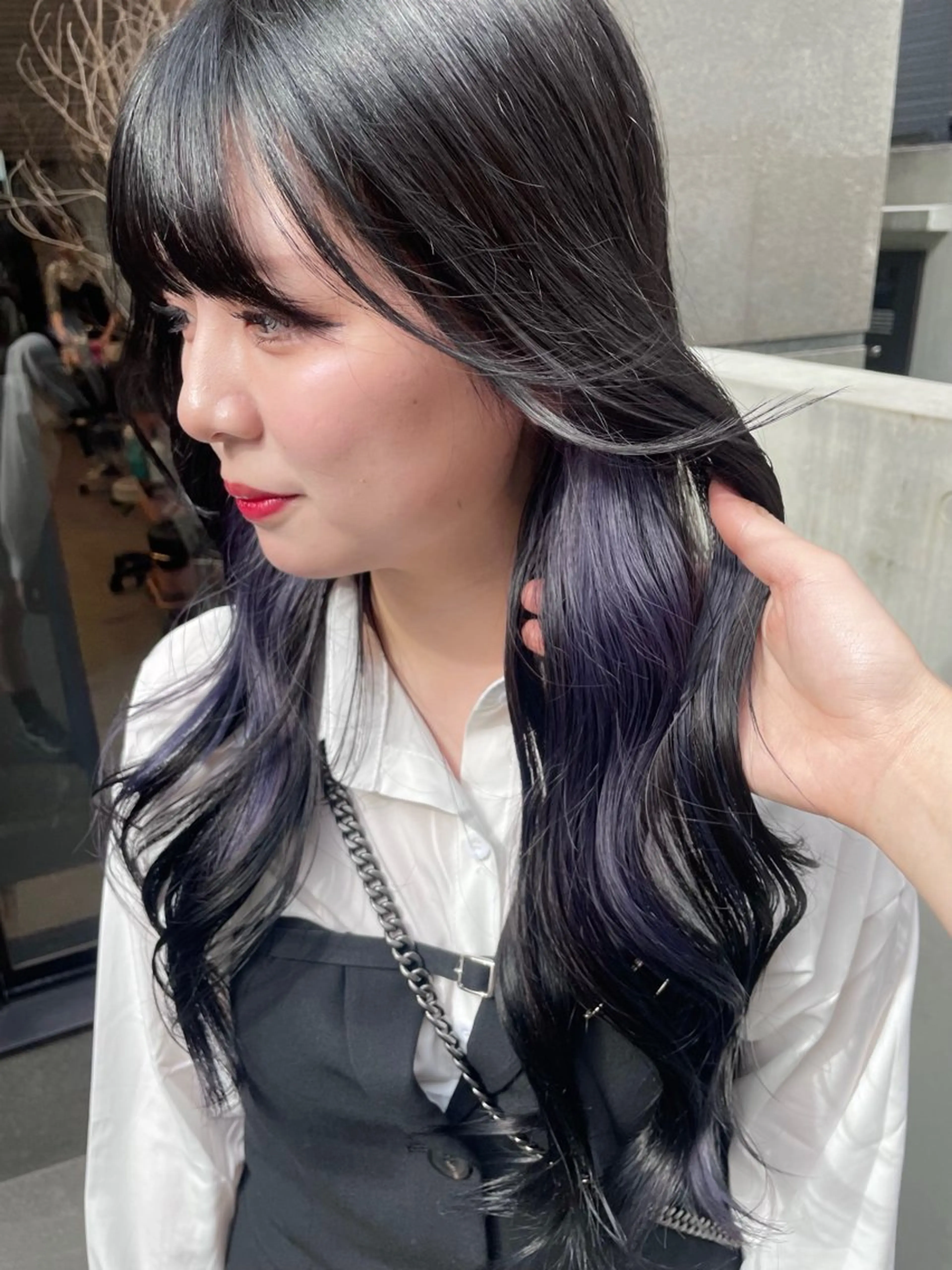 ロング カラー clam. yuu🦩のヘアスタイル