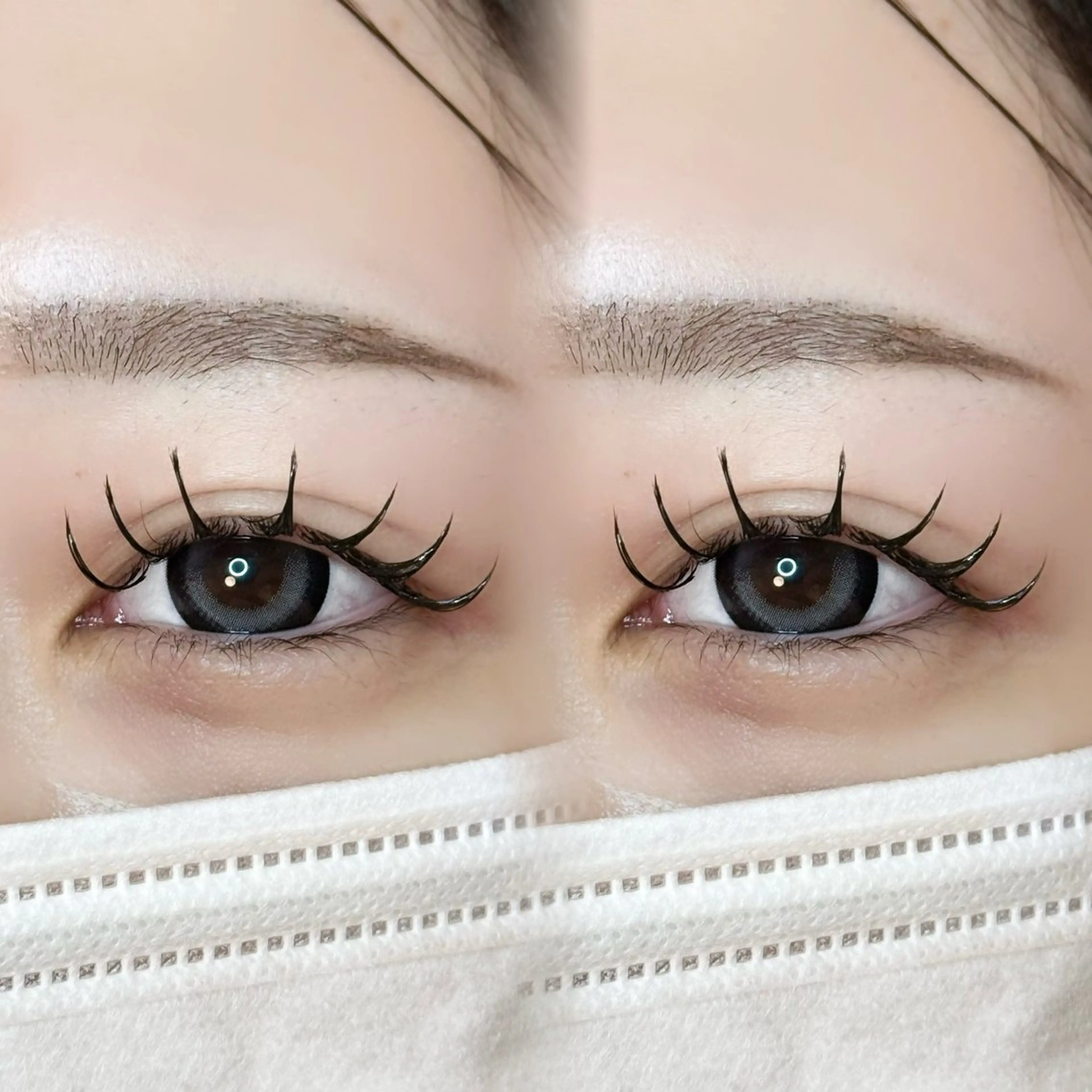 マツエク・マツパ 束感まつ毛 フラットラッシュ パリジェンヌラッシュリフト まつげパーマ セーブル ひかる/アイブロウ/ マツエク/まつパ🎀のマツエク・マツパデザイン
