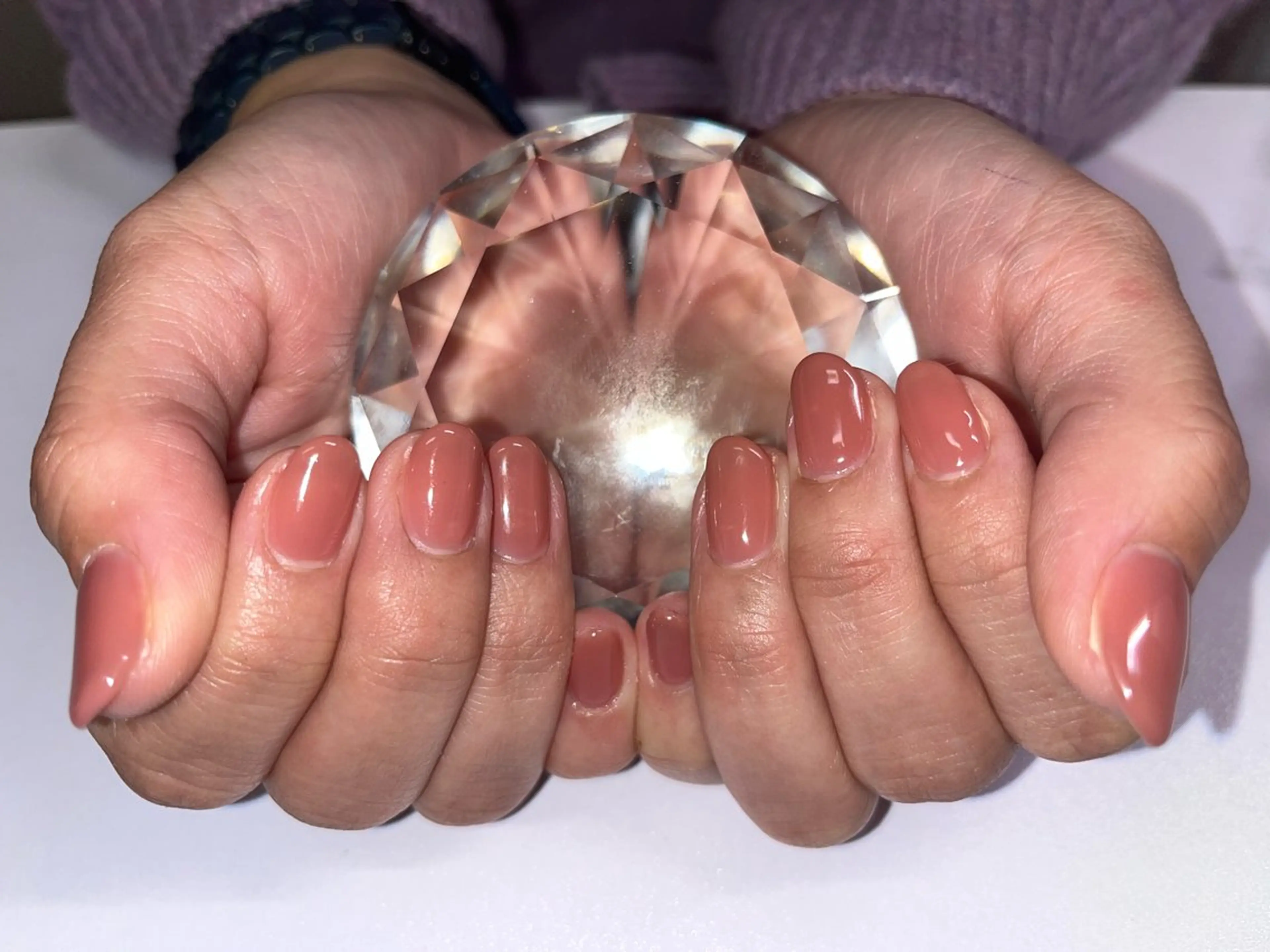 ネイル マグネットネイル ニュアンスネイル ワンカラーネイル シンプルネイル 夏ネイル ハンドネイル プライベートサロン N's Nailのネイルデザイン