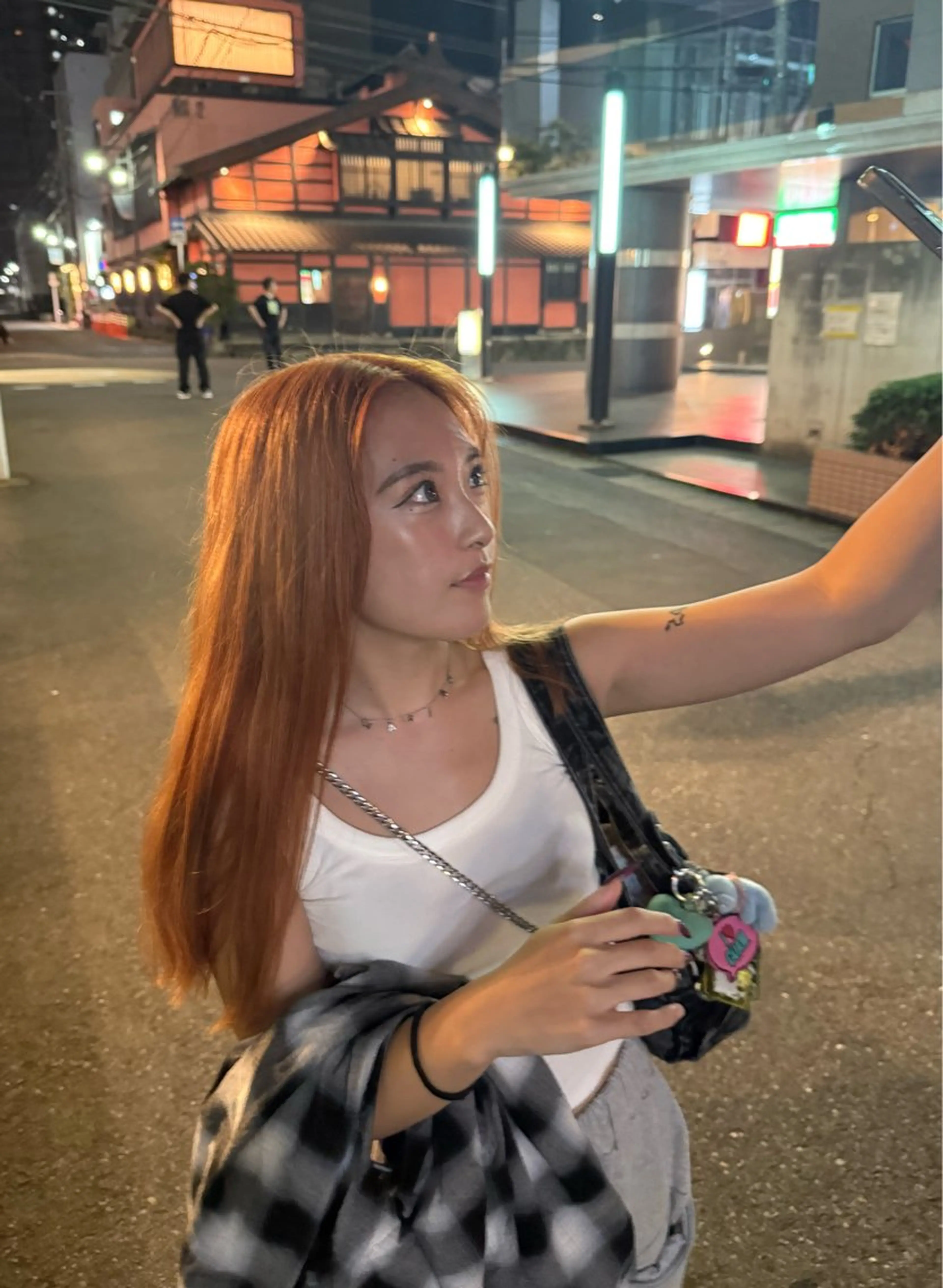 カラー 透明感カラー オレンジ ヘアカラー トリートメント hair salon KAFKA所属・鈴木 海都のヘアスタイル