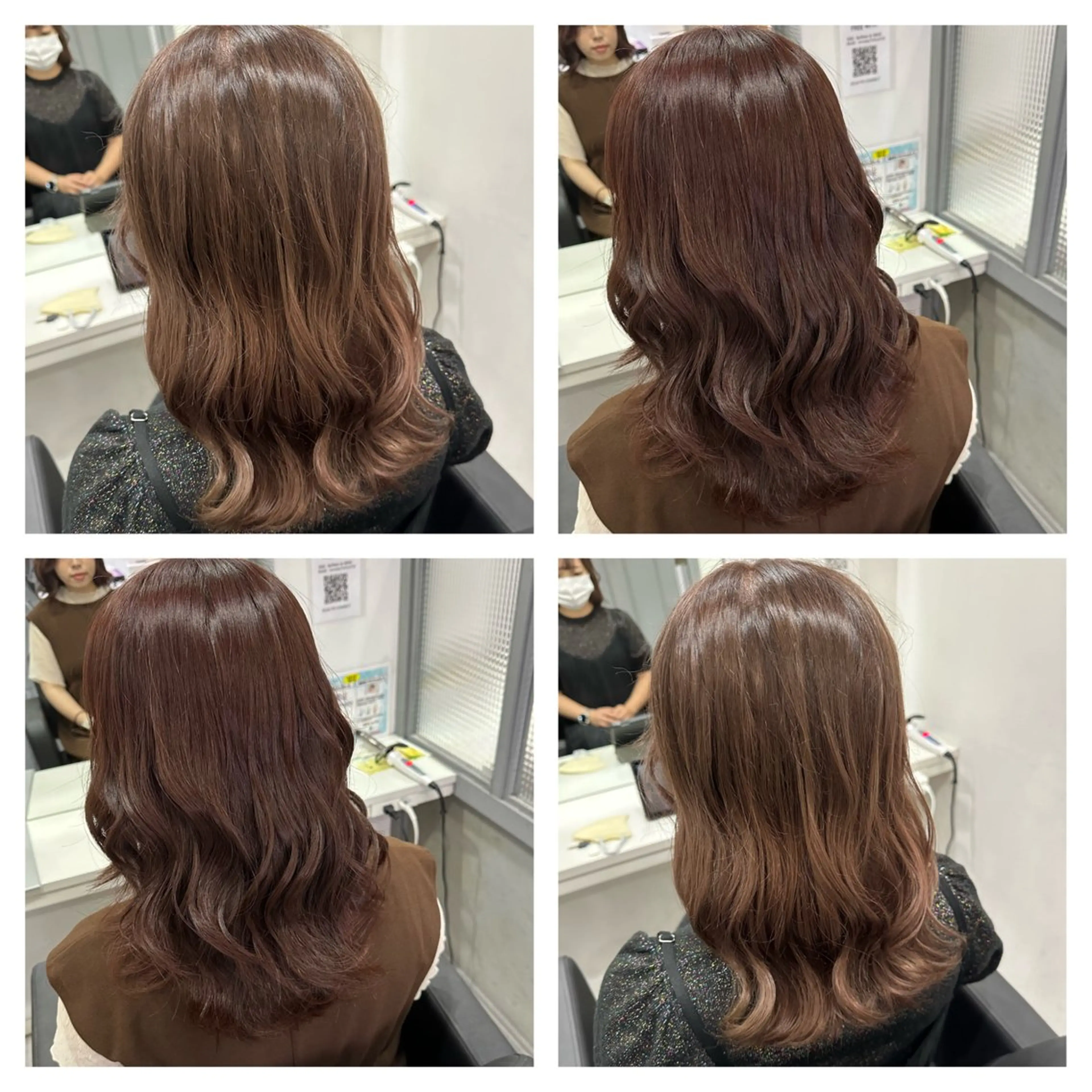 セミロング カラー ヘアアレンジ 🎀推し活ヘアー🎀 Yuuna🐰💖のヘアスタイル