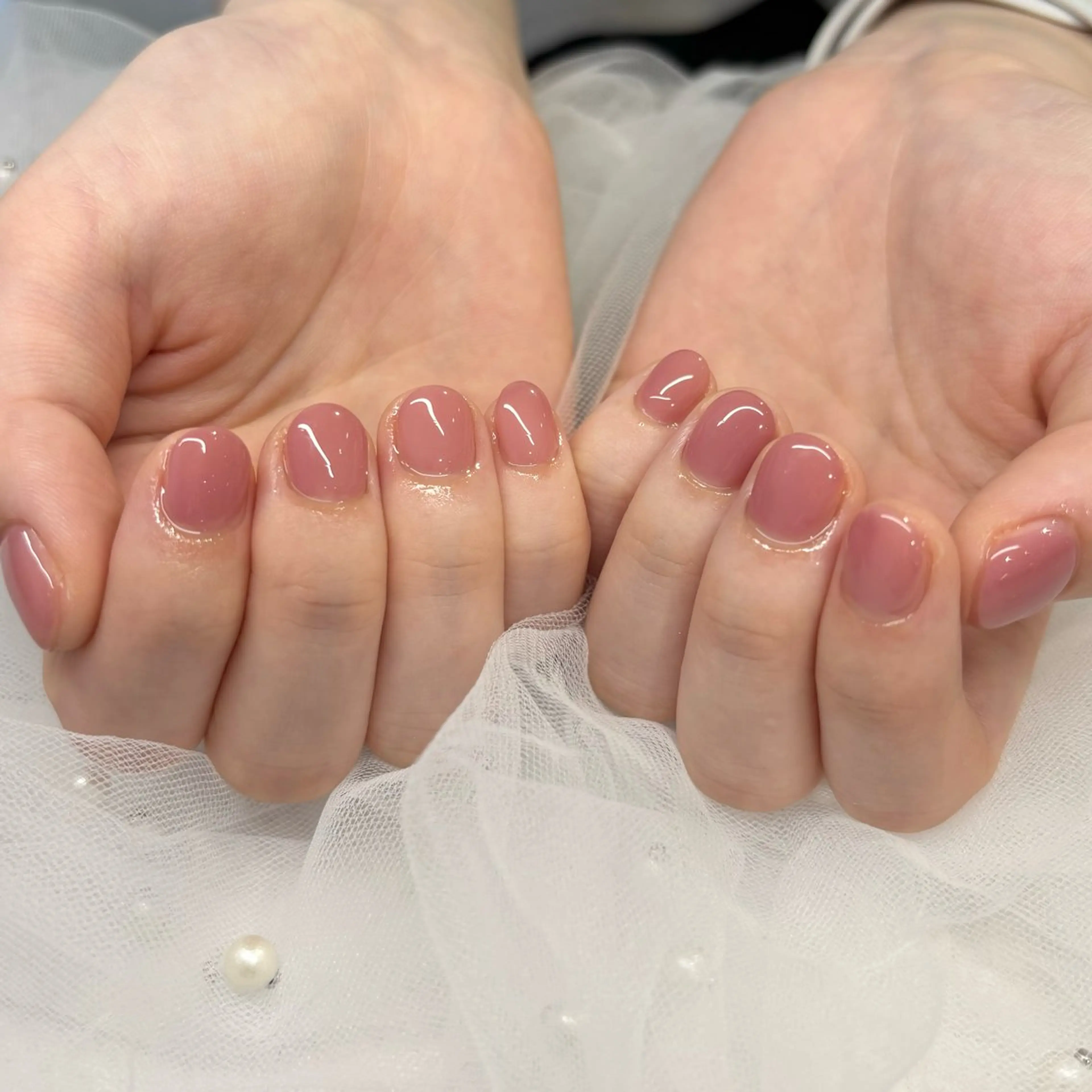 ネイル ピンク ハンドネイル 荒巻 めいのネイルデザイン