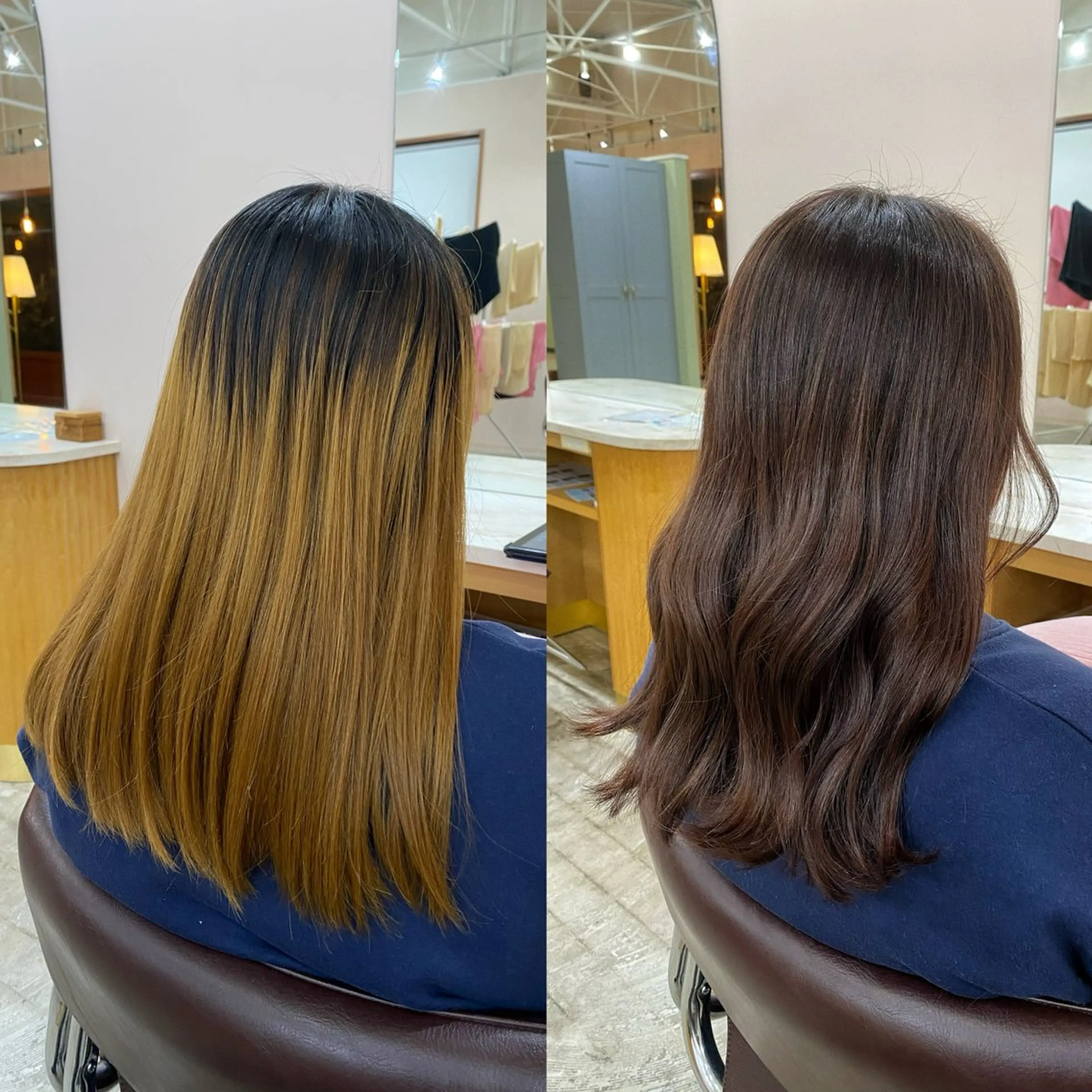 カラー ブラウンカラー ヘアカラー CUEON.ciea所属・君島 花楓のヘアスタイル