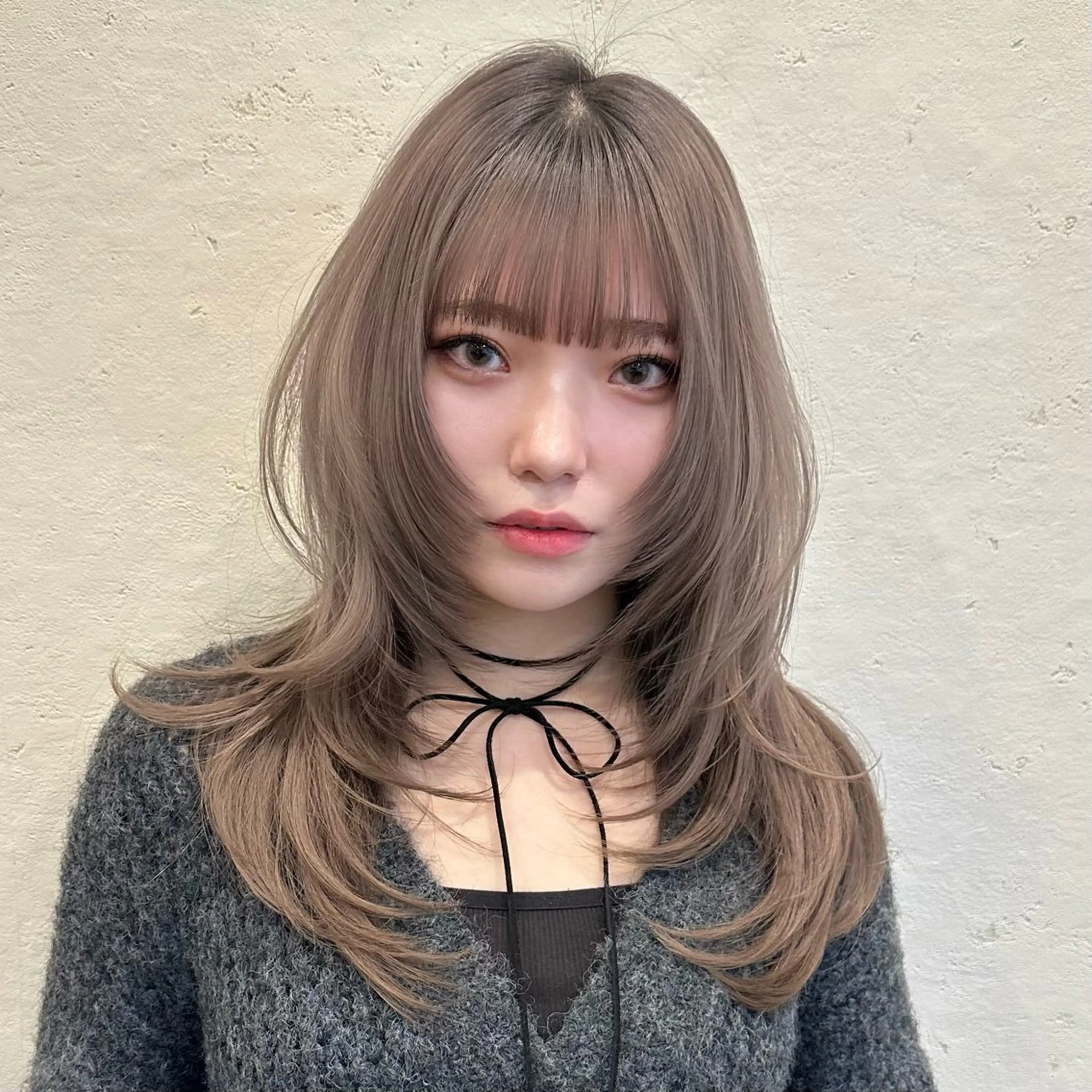 ミディアム 🌹ハッシュカット、 レイヤー韓国ヘア🌹のヘアスタイル