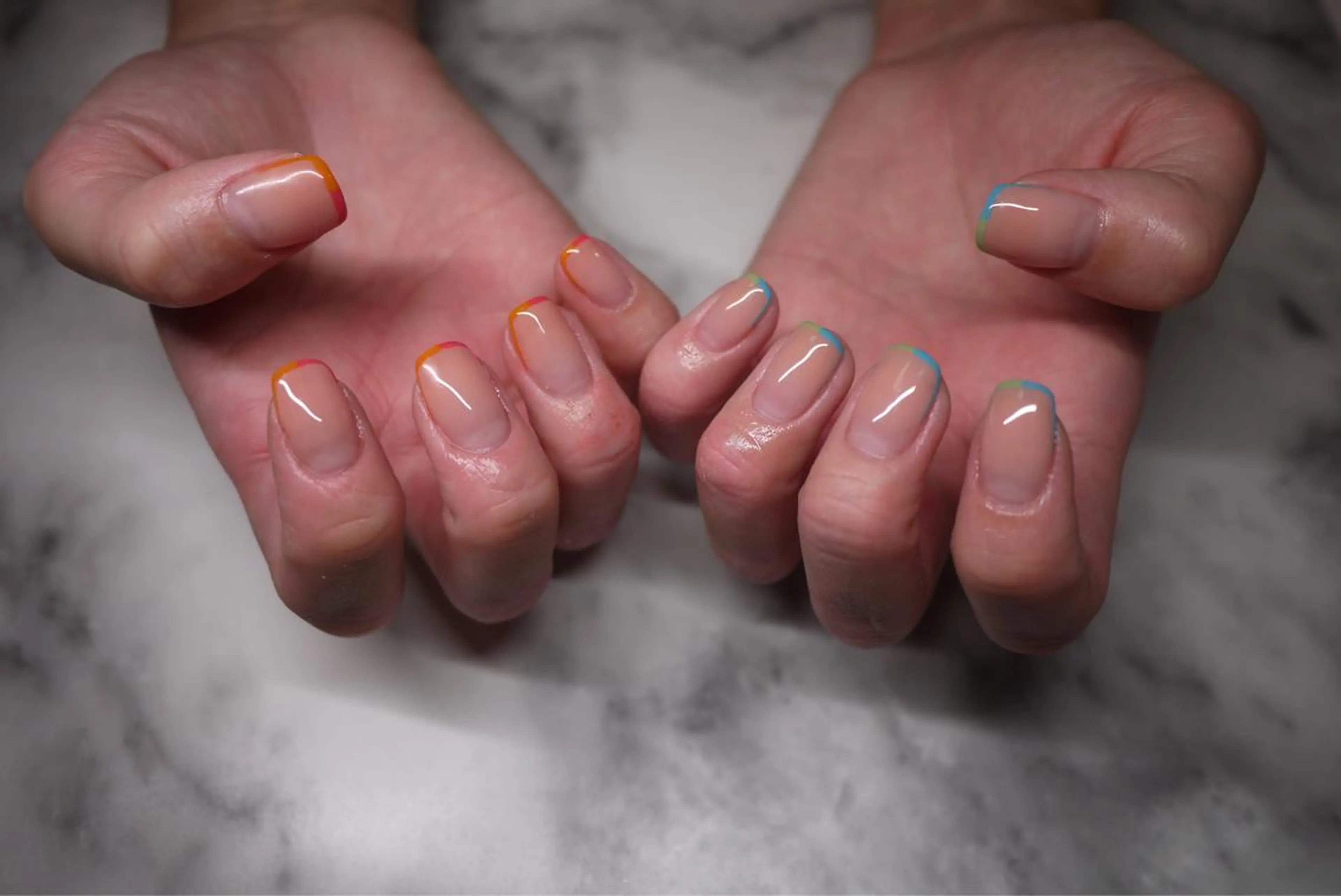 ネイル 氷ネイル・うるうるネイル A MODO MIOのネイルデザイン