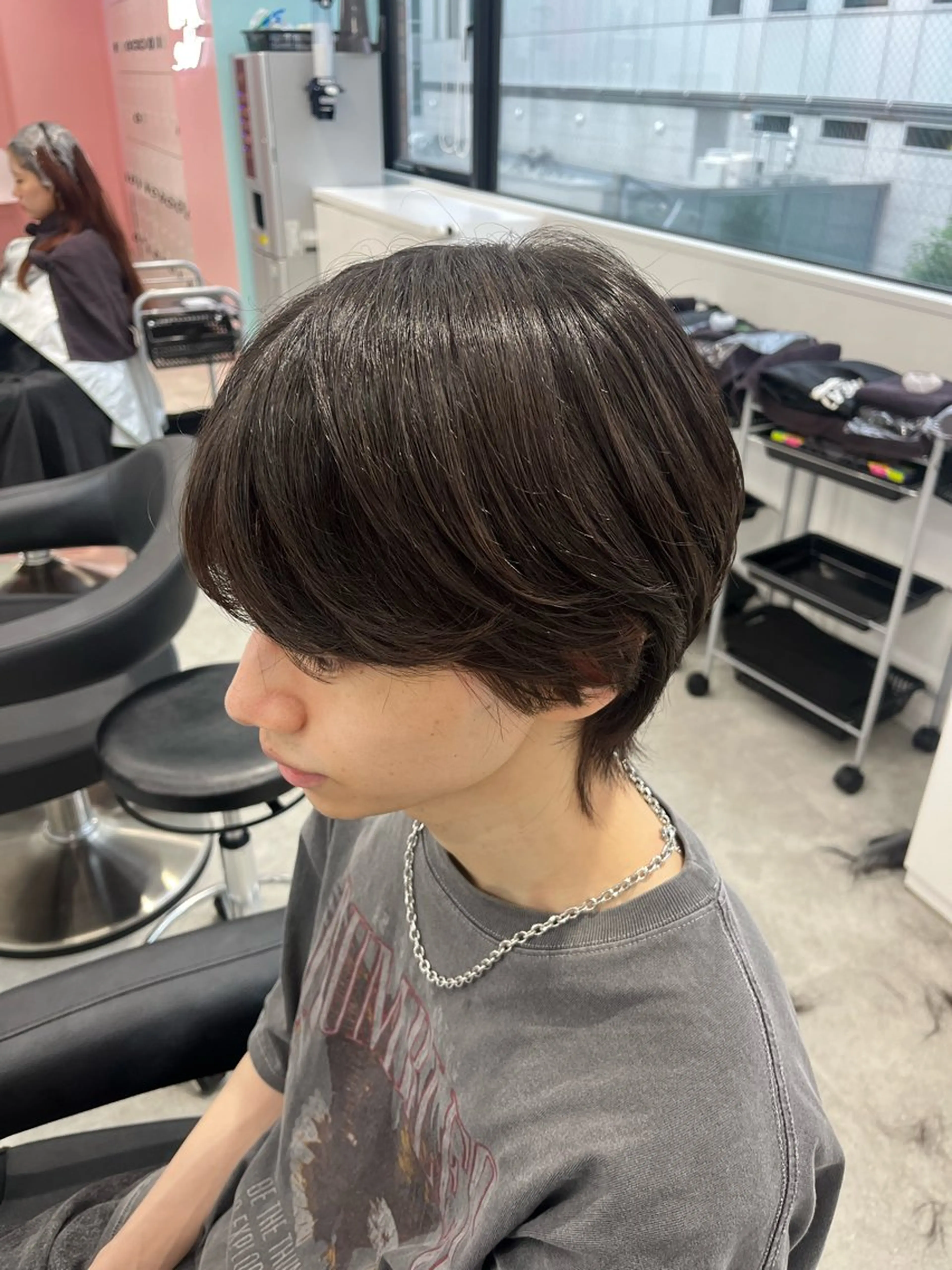 メンズ みう/仙台/暖色/ 艶髪/顔周りカット/のヘアスタイル