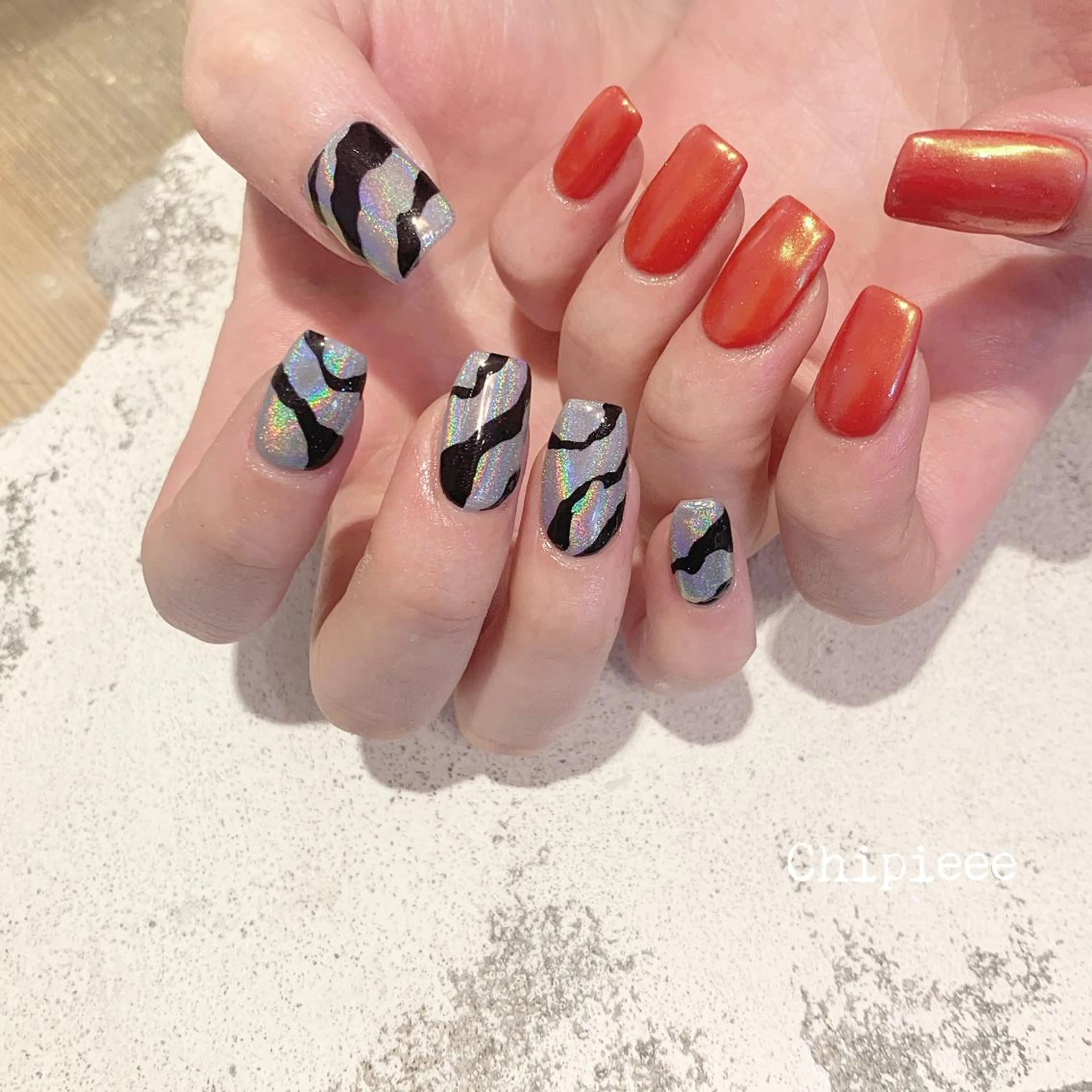 ネイル ハンドネイル revia所属・ERI Nailistのネイルデザイン