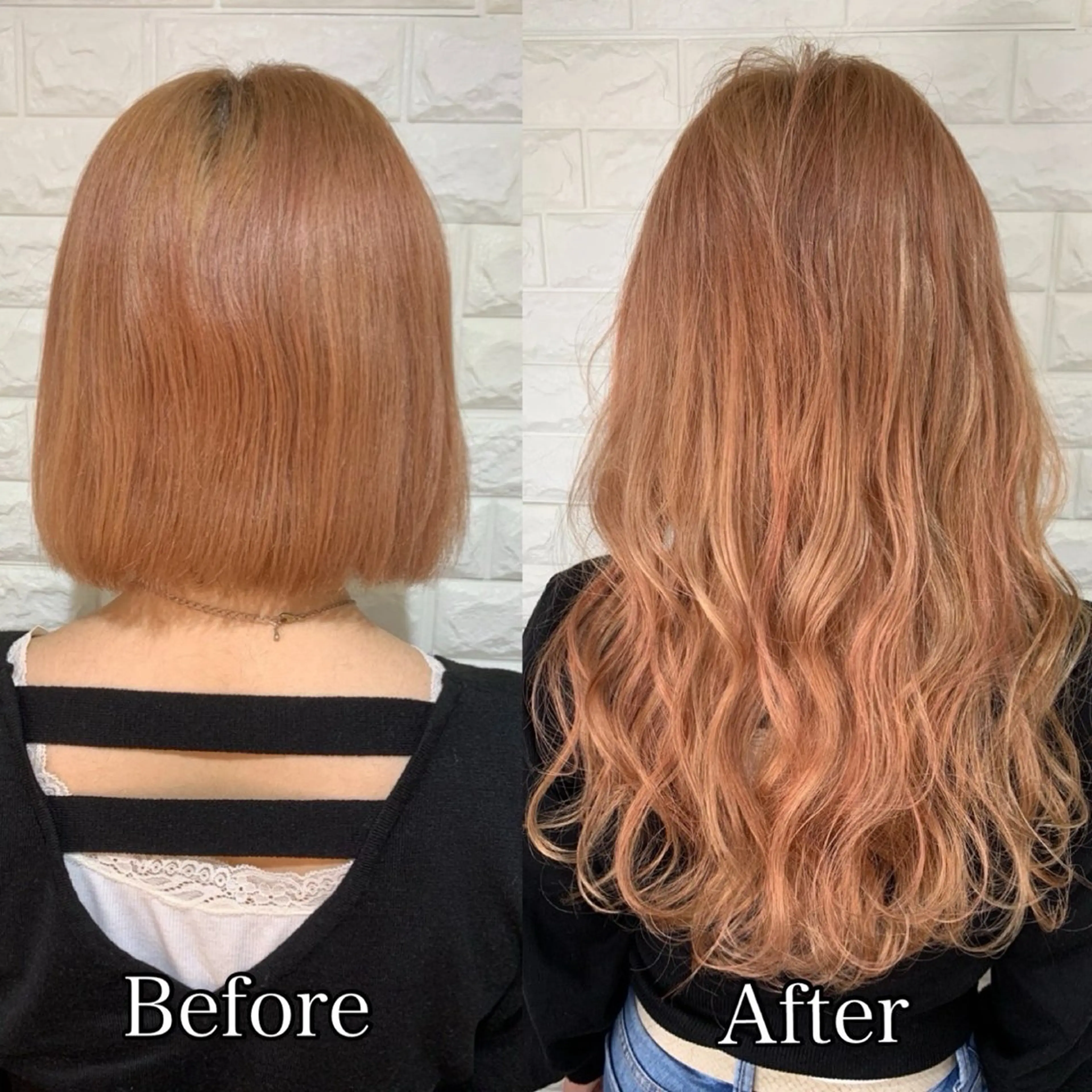 プルエクステ✨髪質ダイアモンド80本の写真