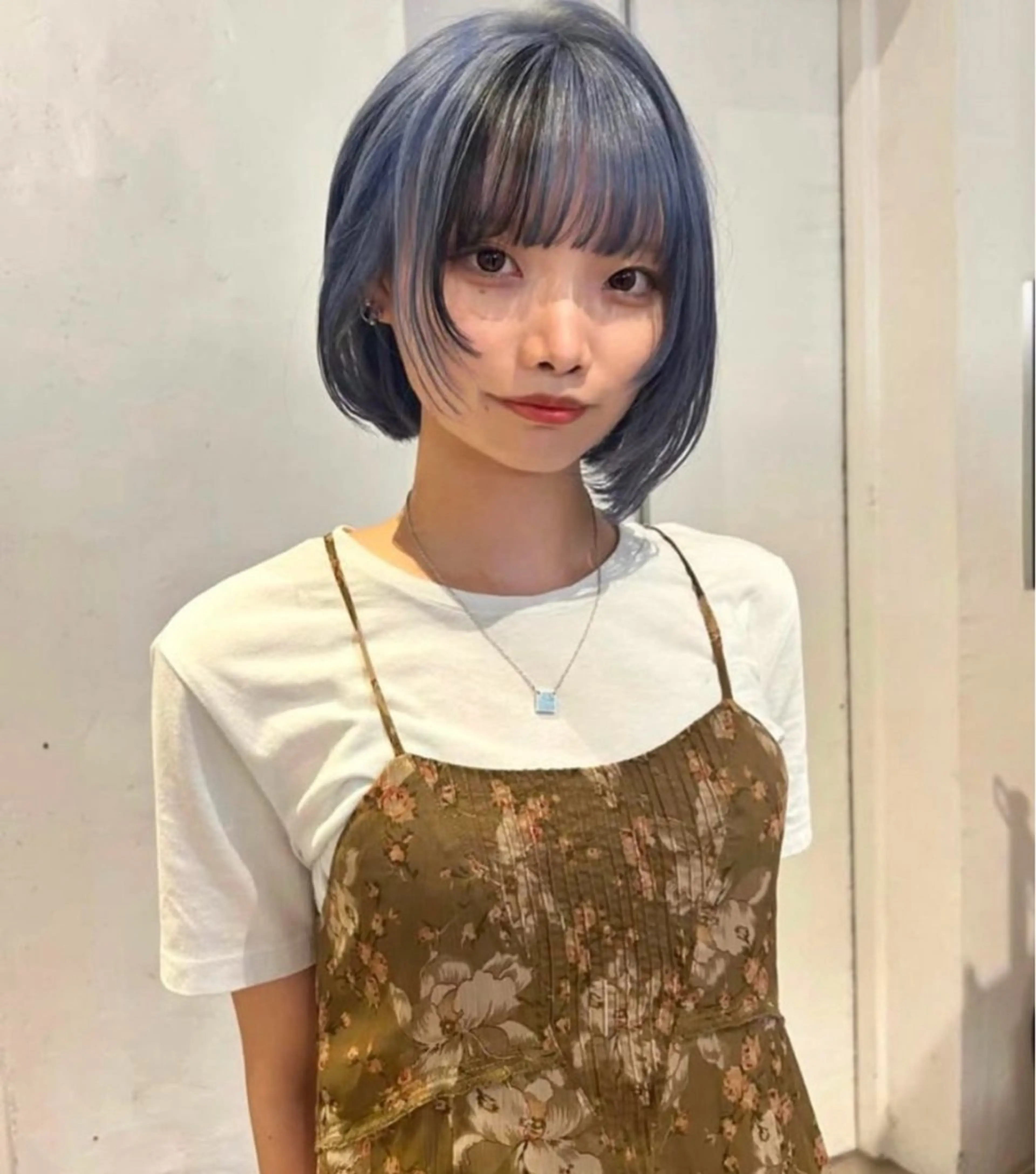 ミディアム カラー ハイトーン/デザイン 🪐·˚⌖MIHOのヘアスタイル