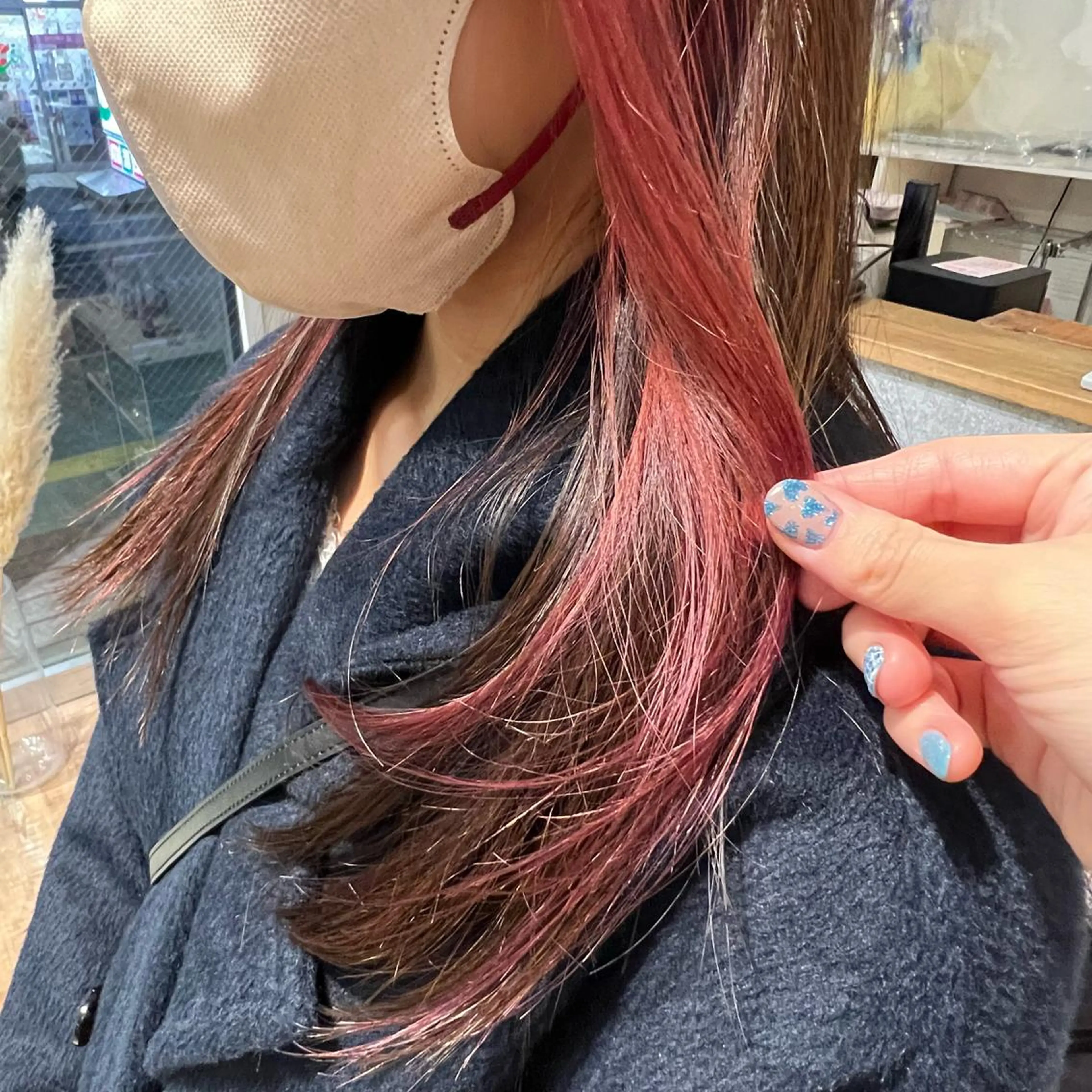 ロング カラー ヘアカラー インナーカラー♡ Nanakoのヘアスタイル