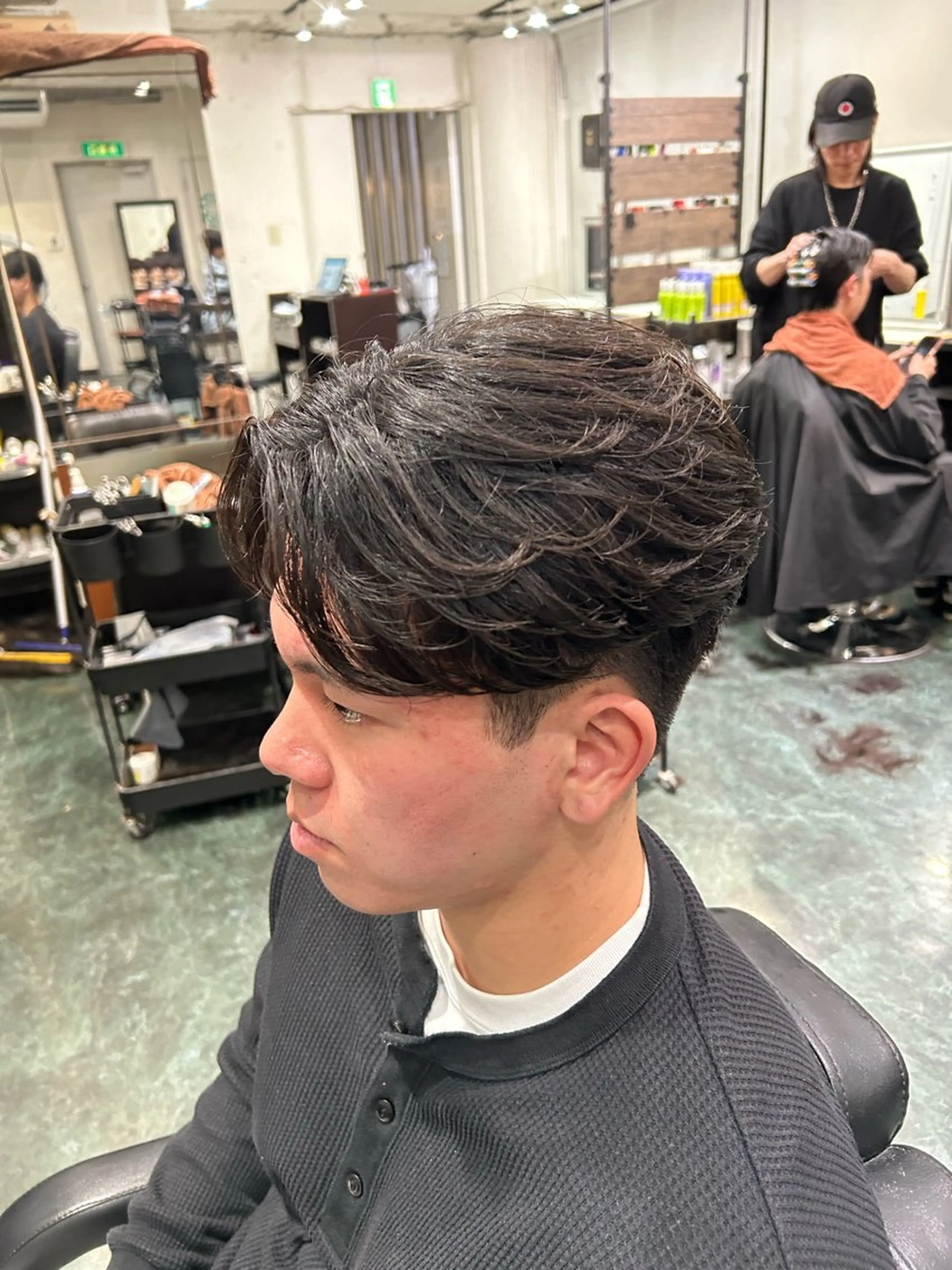 メンズ メンズ美容室 難波北川司のヘアスタイル