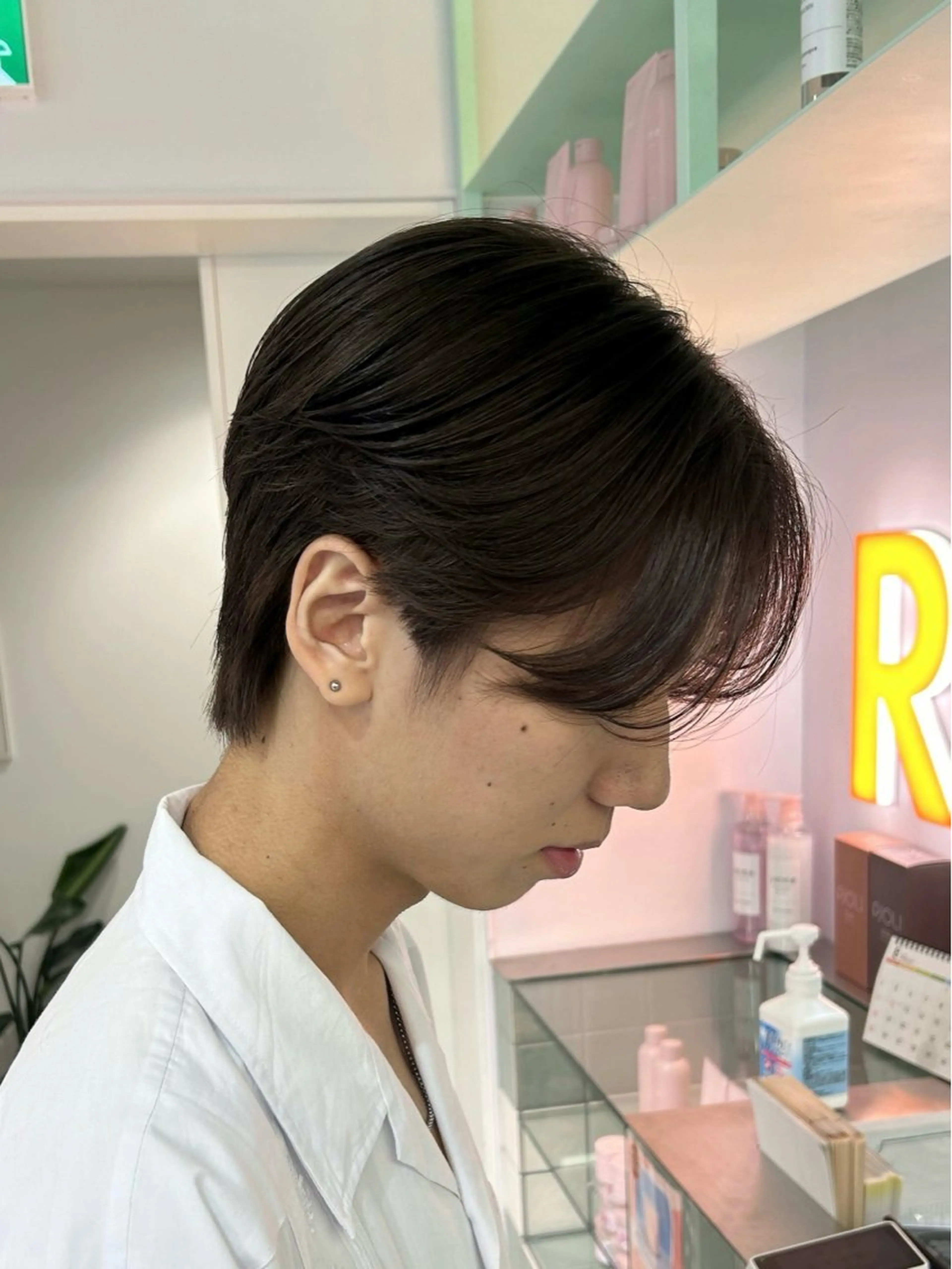 ショート R 横浜【アール】所属・ハイトーン/韓国 ヘア　momo˚✧₊のヘアスタイル