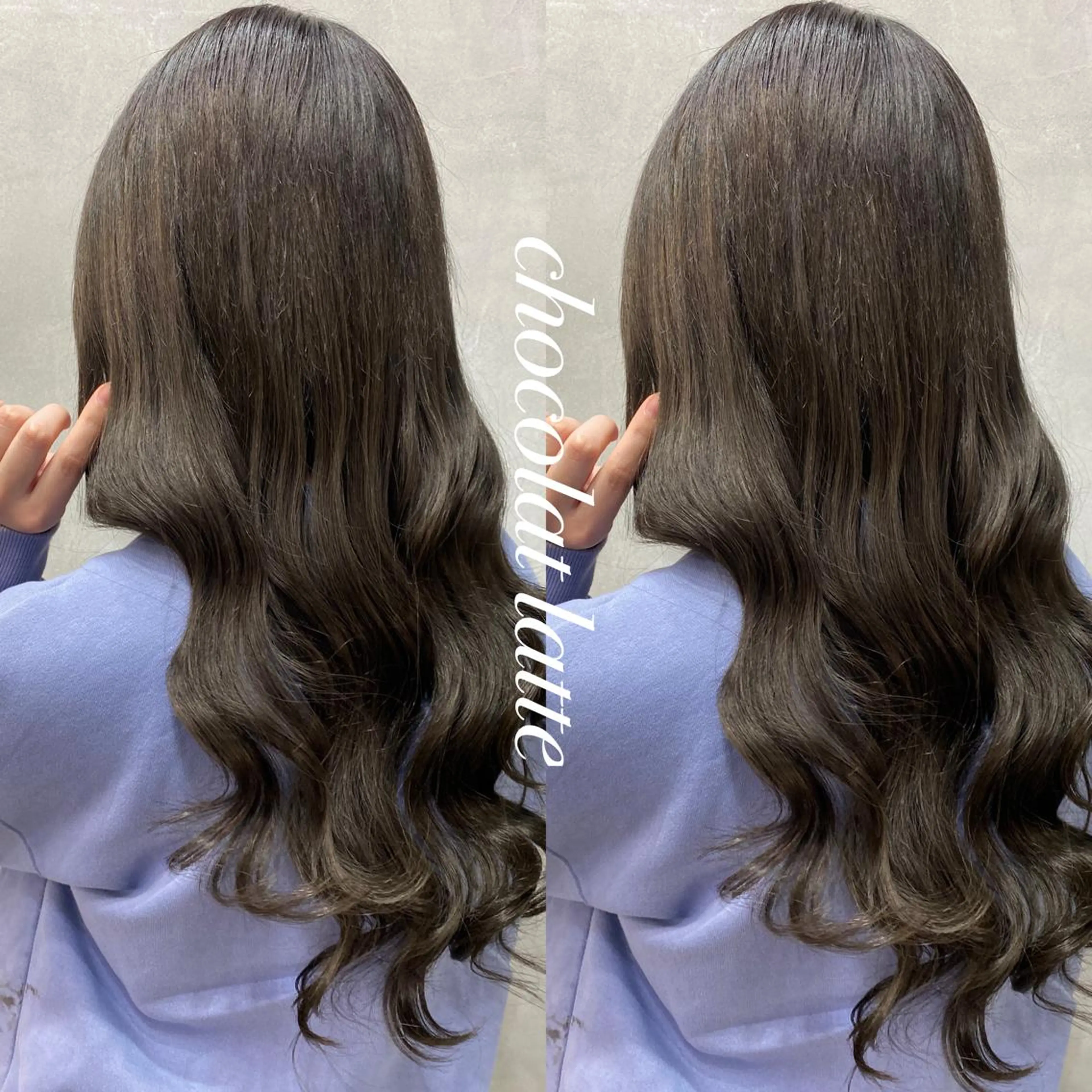 セミロング カラー ヘアアレンジ LAVENDIA Azabu所属・LAVENDIA 初音のヘアスタイル