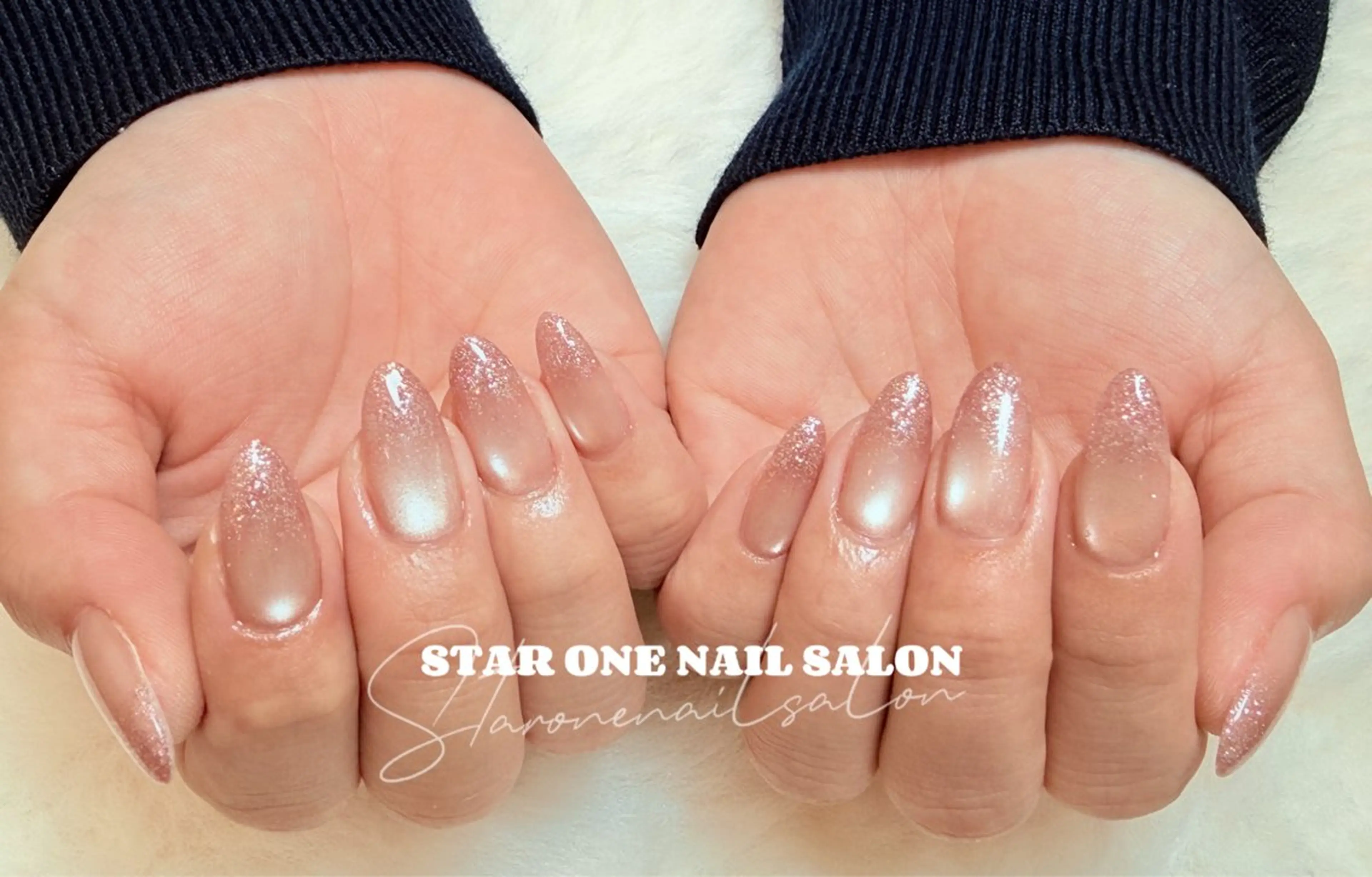 ネイル ハンドネイル 星 あみのネイルデザイン