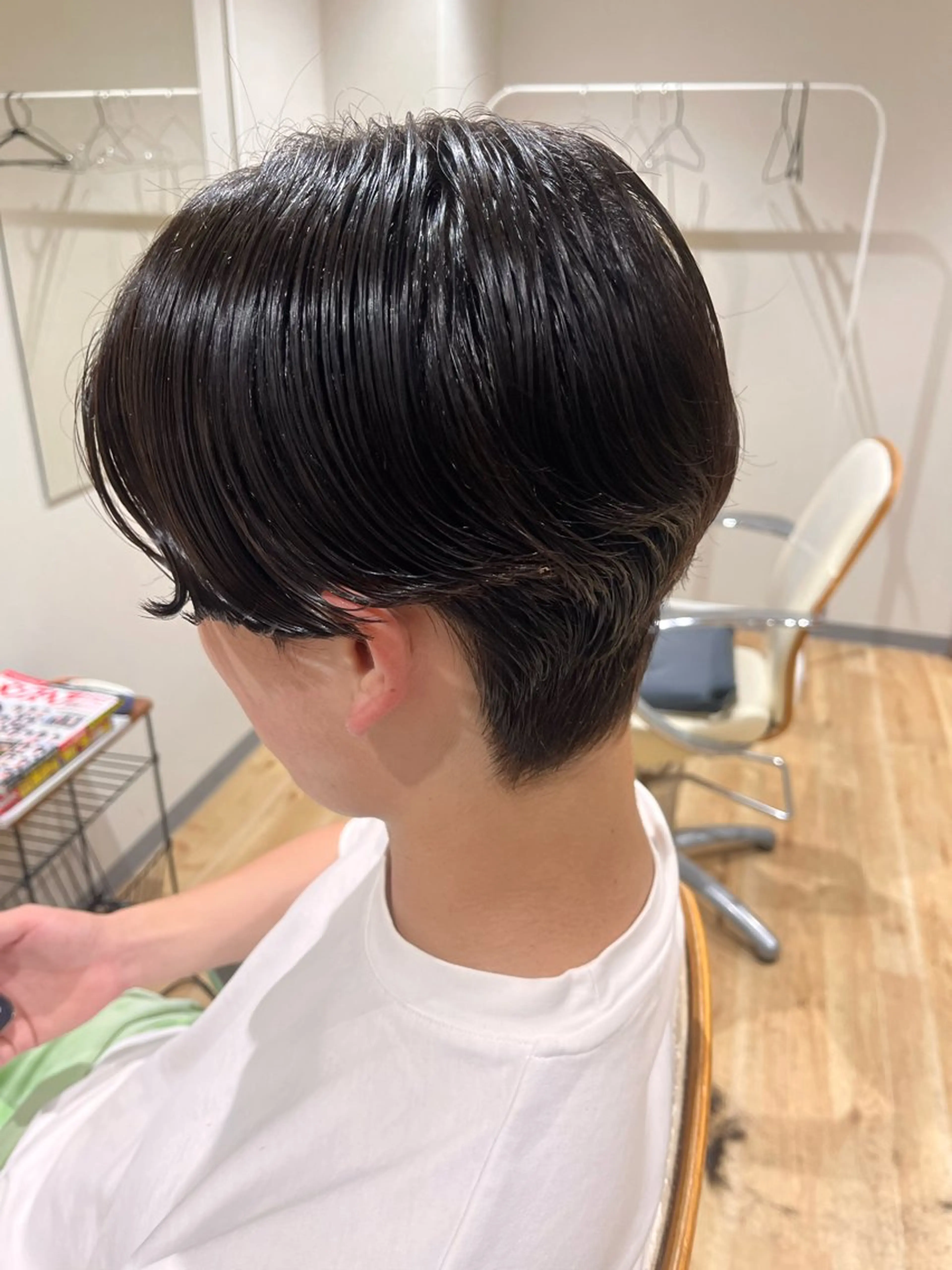 ショート カラー パーマ メンズ カルマパーマ メンズパーマ カット パーマ men's salon LiG所属・Men'ssalon LiG/kaitoのヘアスタイル